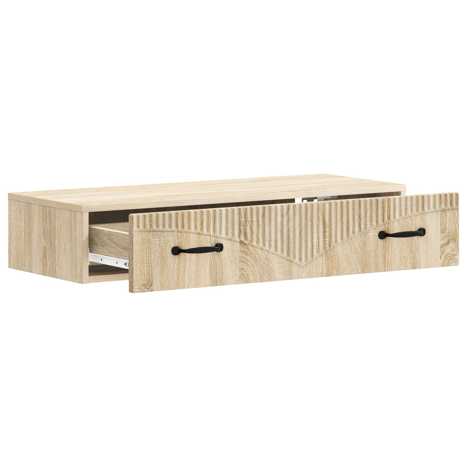 Stolna montirana na zid Hrast sonoma 87,5 x 34,5 x 17 cm