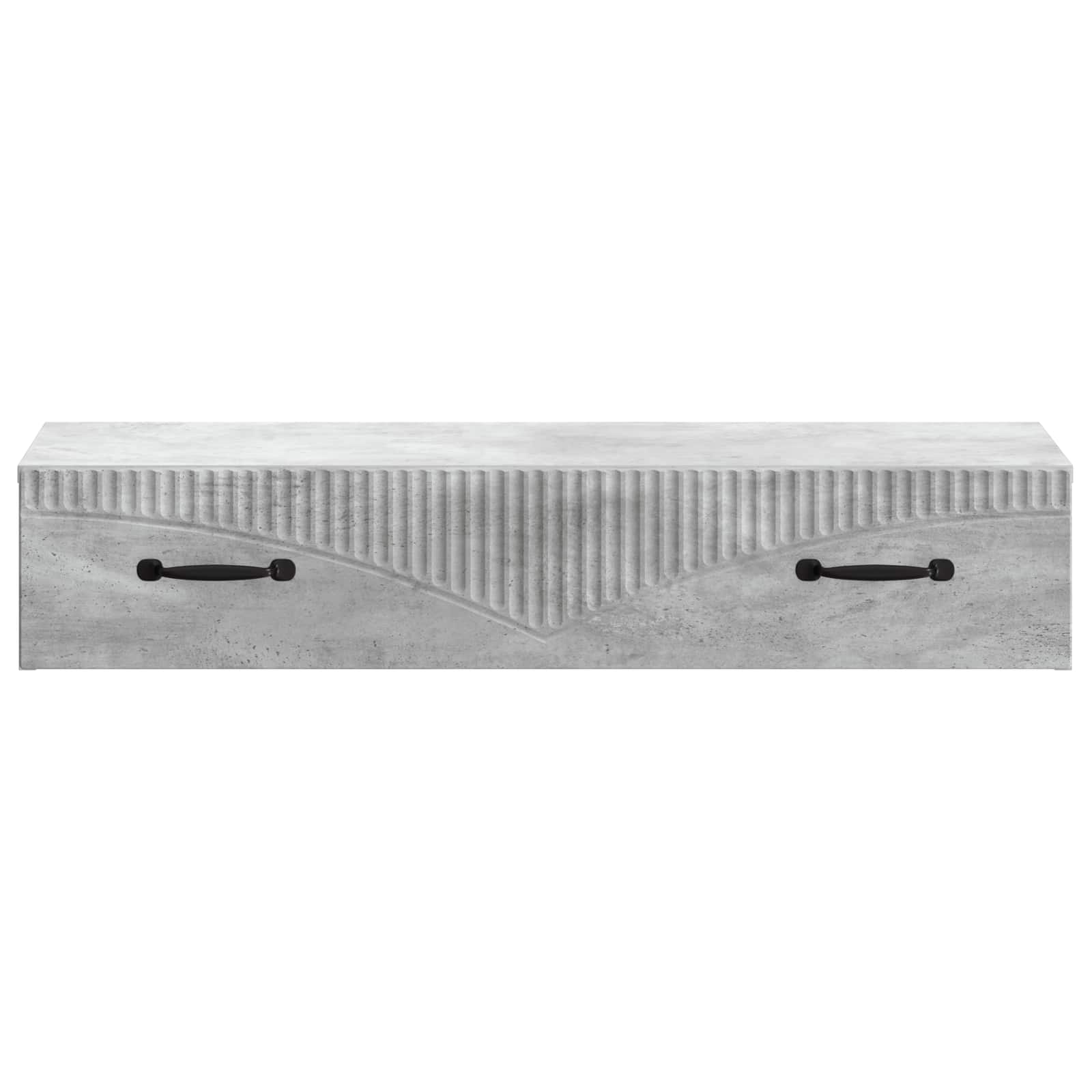 Stolna montirana na zid Betonska siva 87,5 x 34,5 x 17 cm