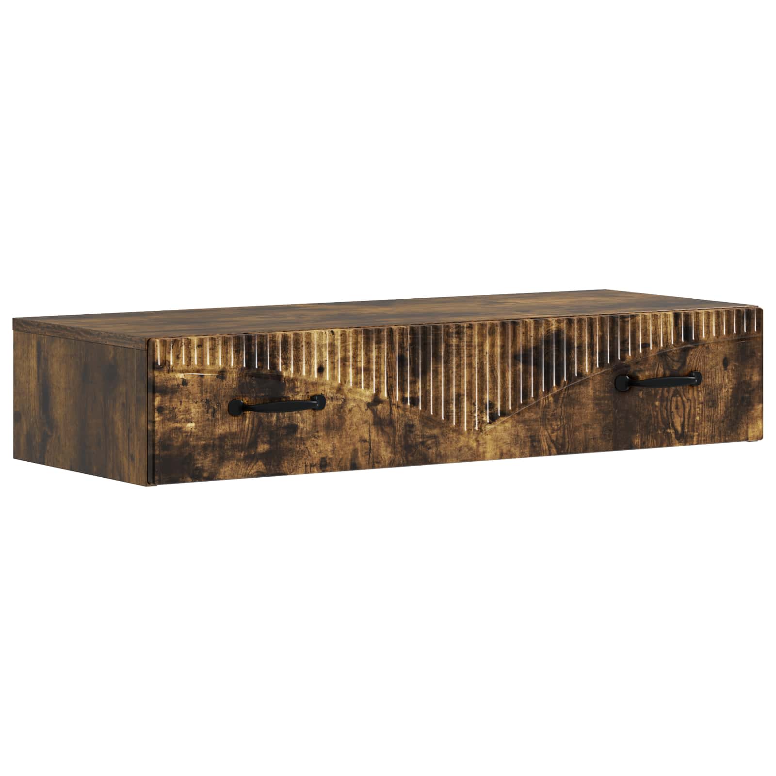 Stolna montirana na zid Dimljeni hrast 87,5 x 34,5 x 17 cm