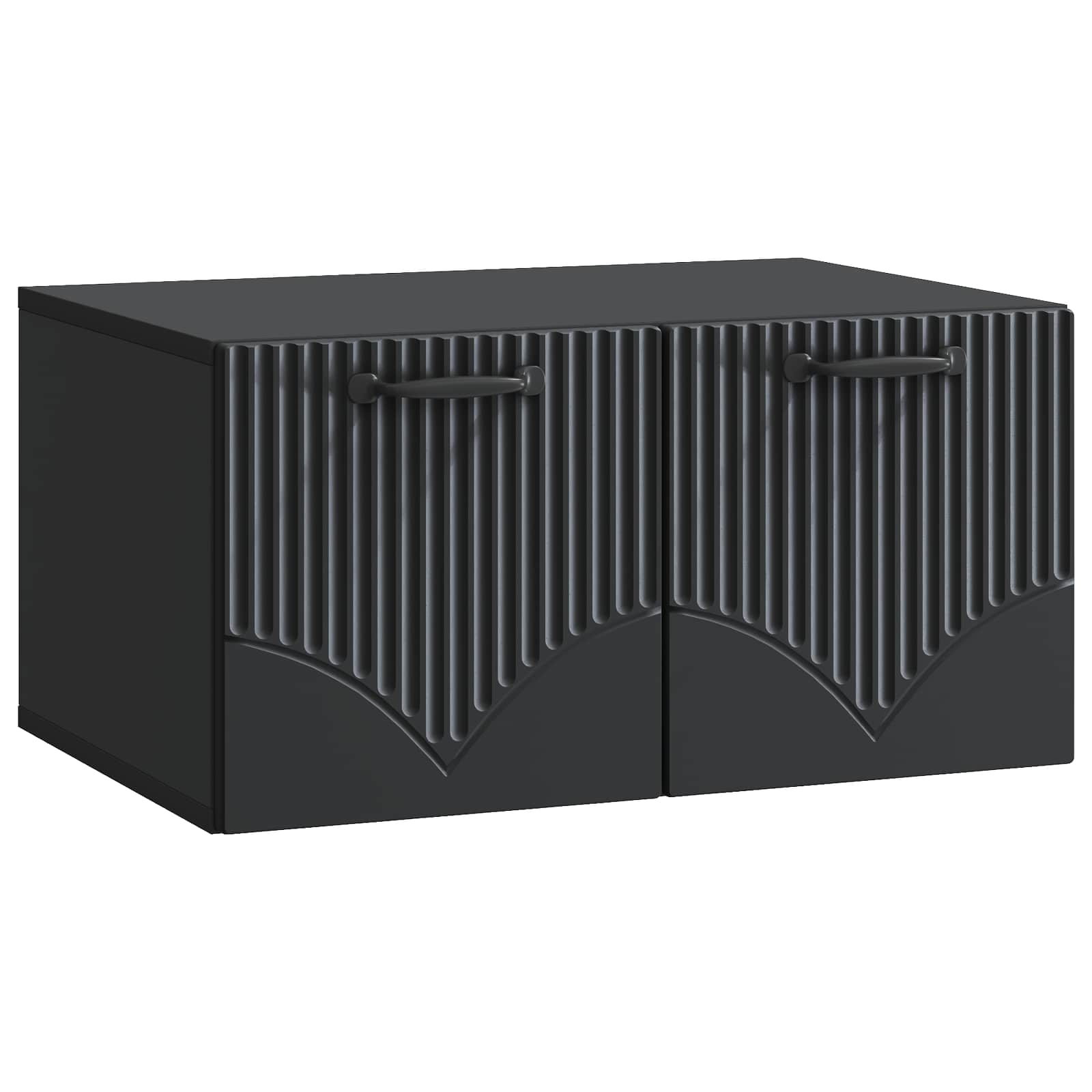 TV ormar za zid Zidne Crna 59,5 x 41 x 30 cm Konstruirano drvo
