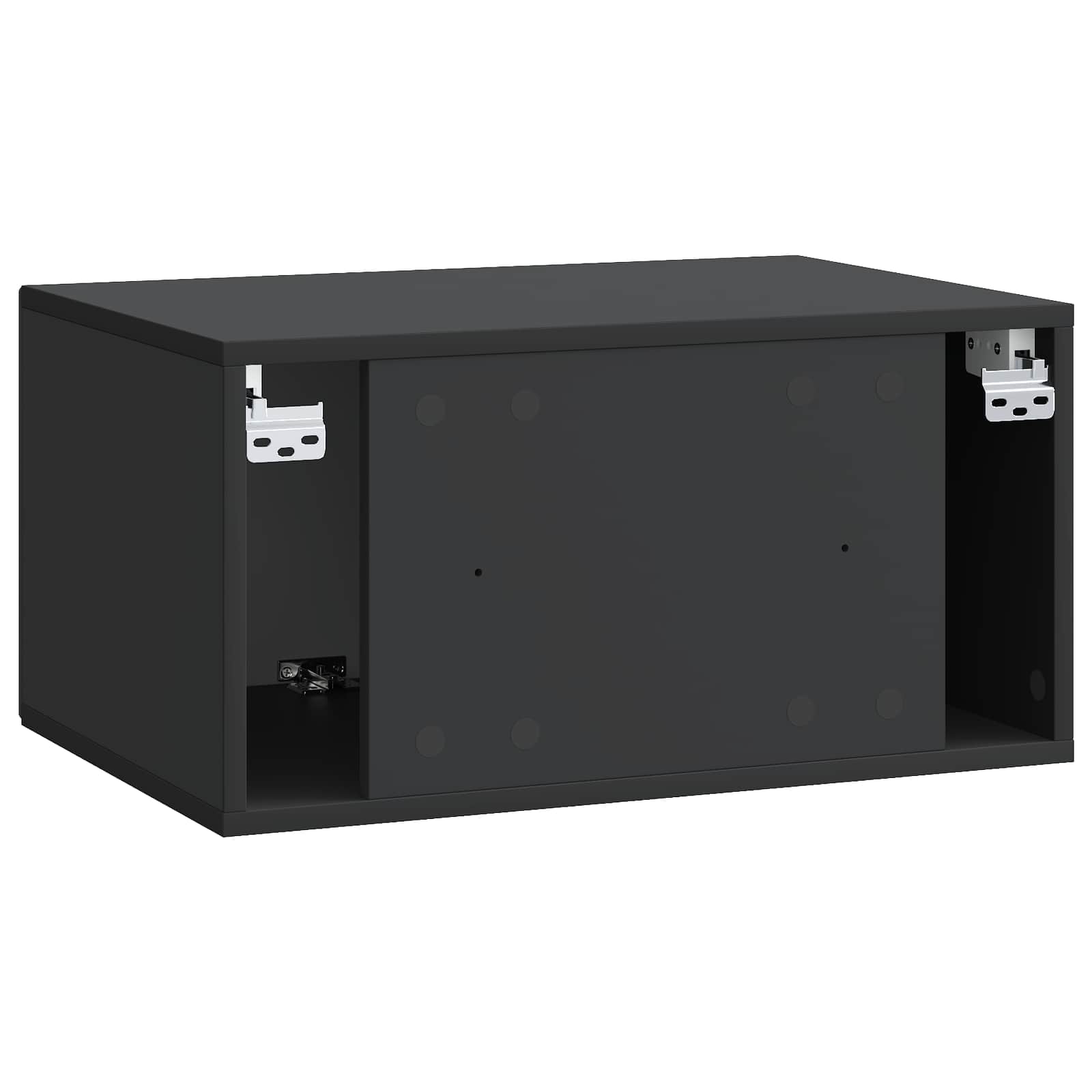 TV ormar za zid Zidne Crna 59,5 x 41 x 30 cm Konstruirano drvo