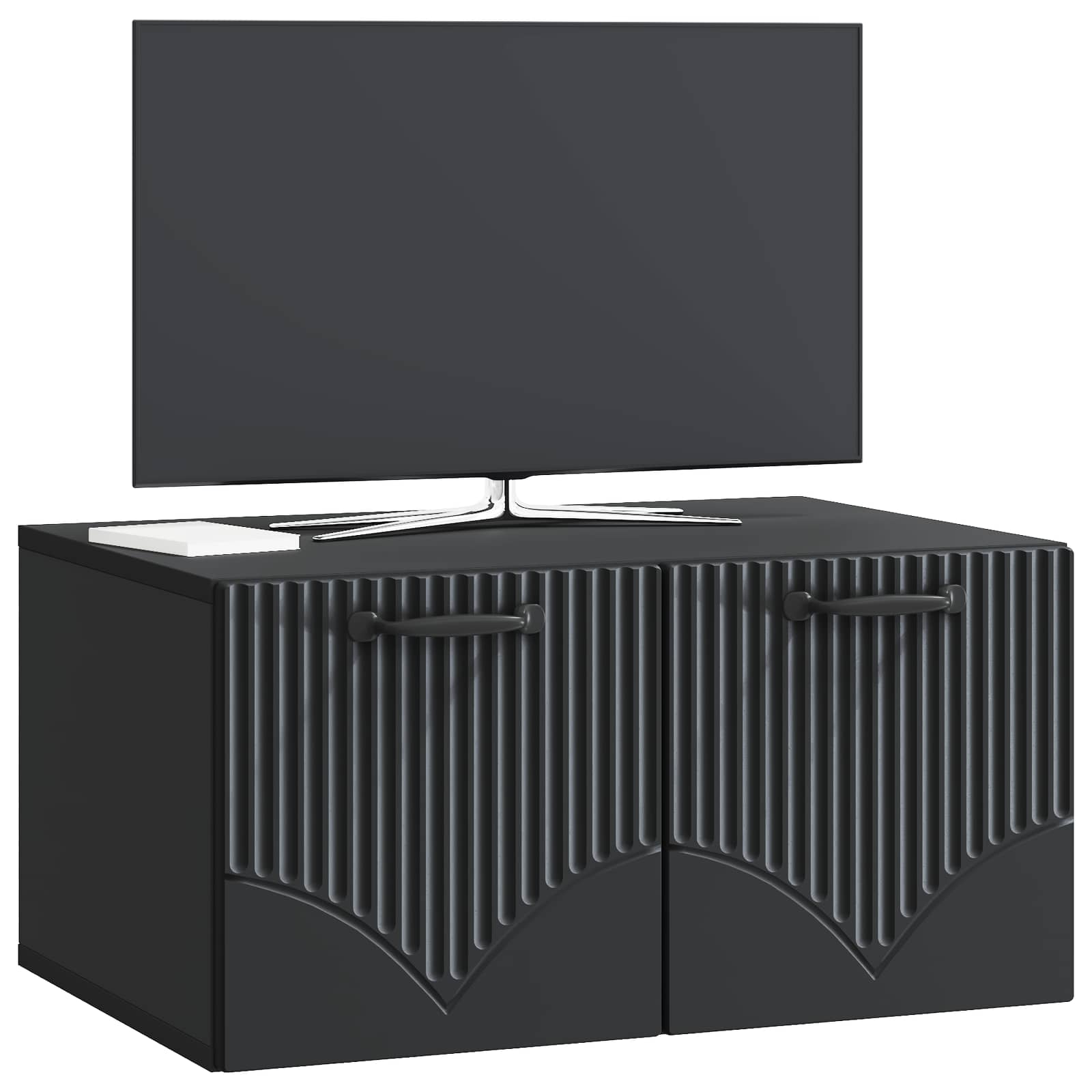 TV ormar za zid Zidne Crna 59,5 x 41 x 30 cm Konstruirano drvo
