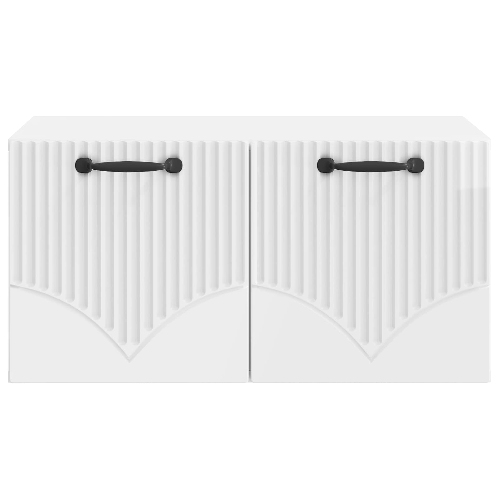 TV ormar za zid Zidne Bijela visokog sjaja 59,5 x 41 x 30 cm