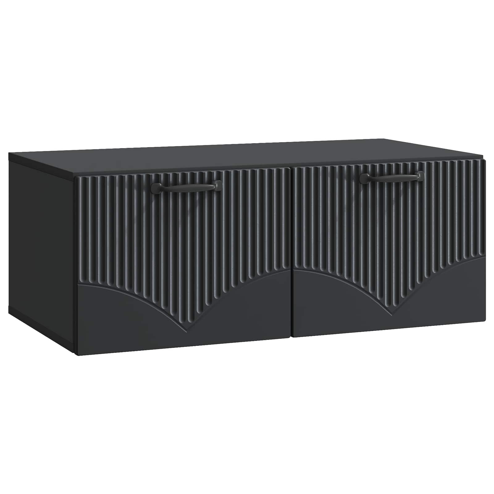 TV ormar za zid Zidne Crna 78,5 x 41 x 30 cm Konstruirano drvo