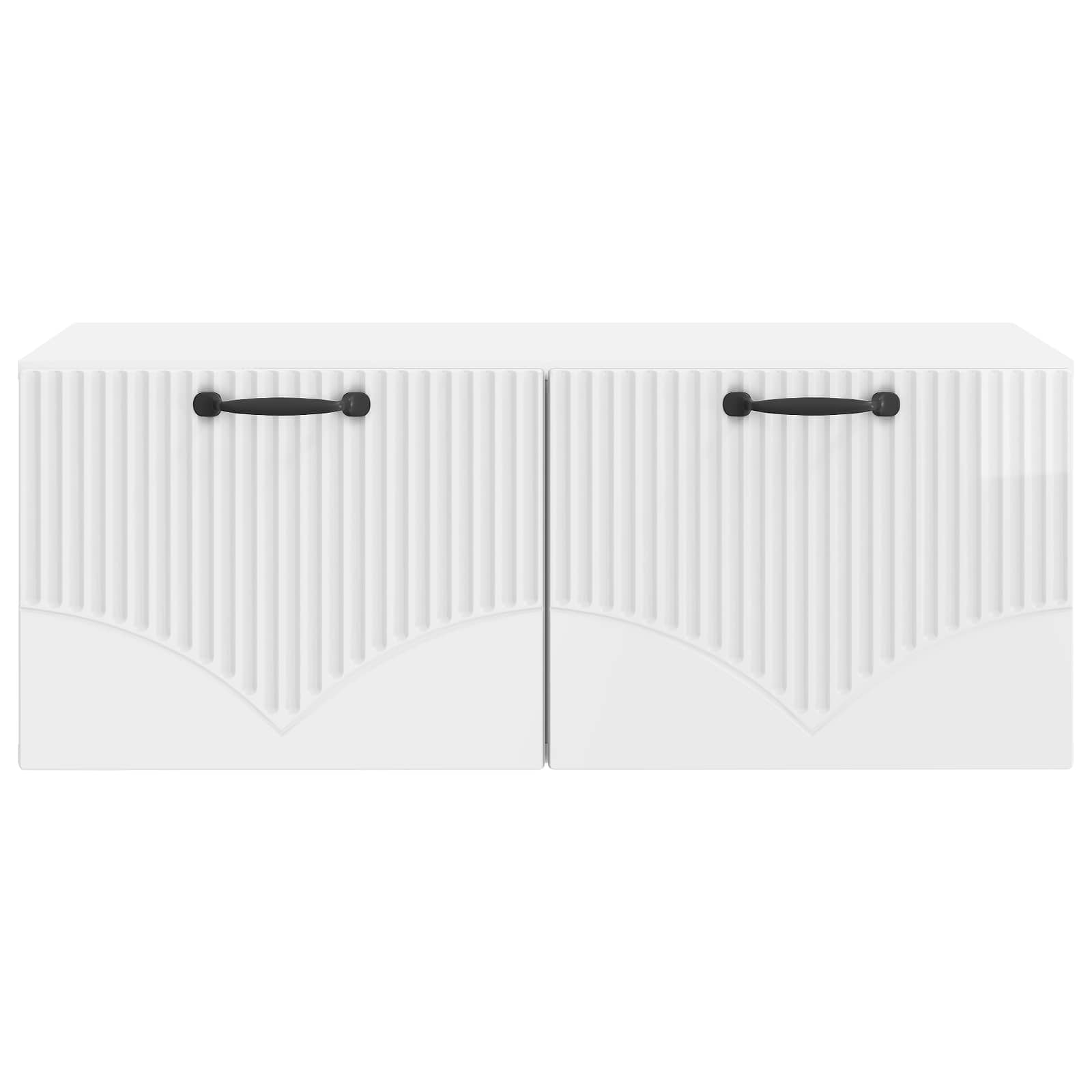 TV ormar za zid Zidne Bijela visokog sjaja 78,5 x 41 x 30 cm