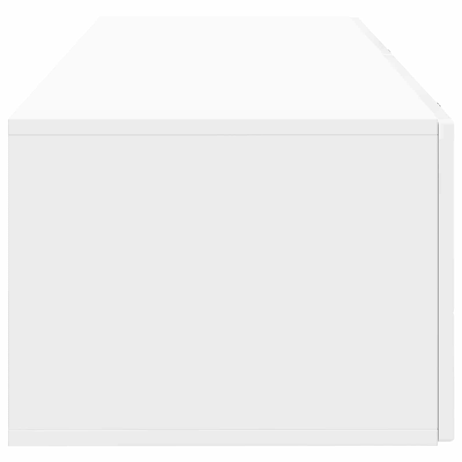 TV ormar za zid Zidne Bijela visokog sjaja 98 x 41 x 30 cm