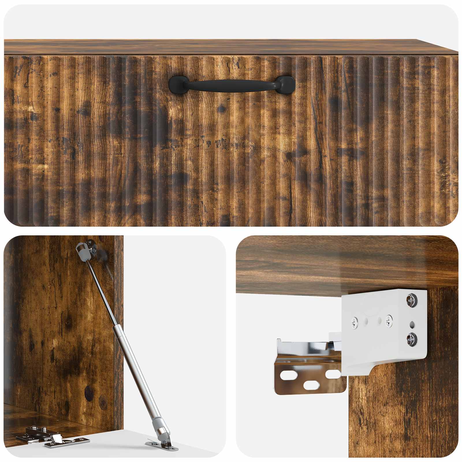 TV ormar za zid Dimljeni hrast 98 x 41 x 30 cm
