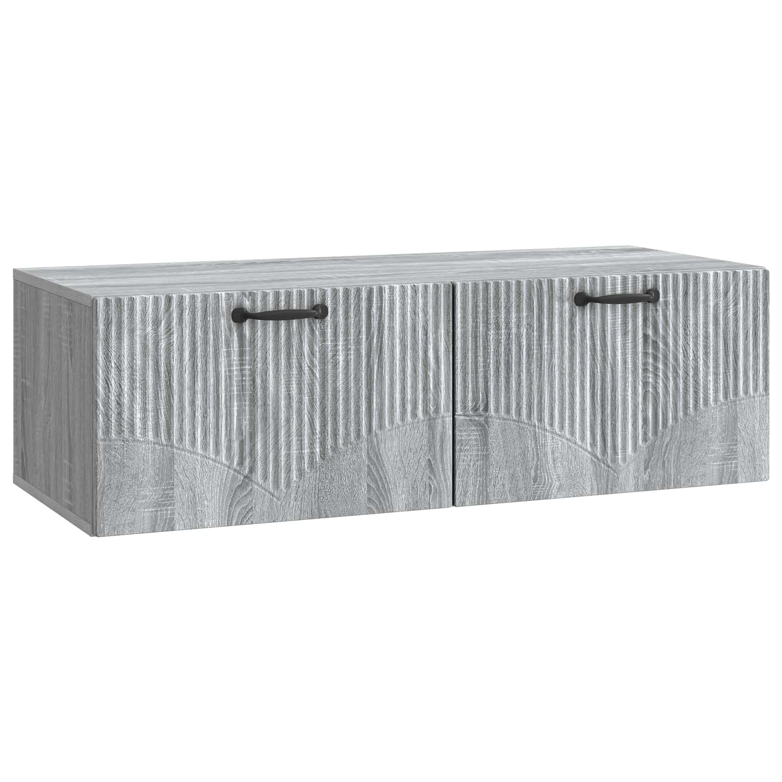 TV ormar za zid Siva sonoma 98 x 41 x 30 cm Konstruirano drvo