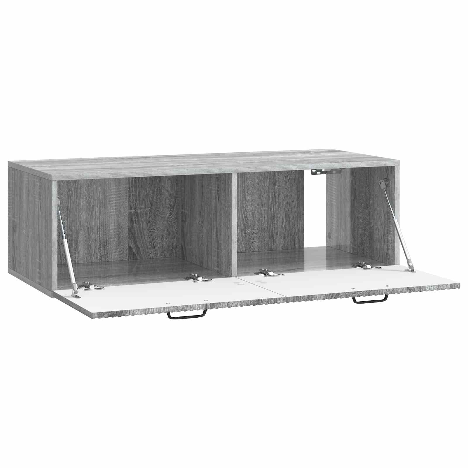 TV ormar za zid Siva sonoma 98 x 41 x 30 cm Konstruirano drvo