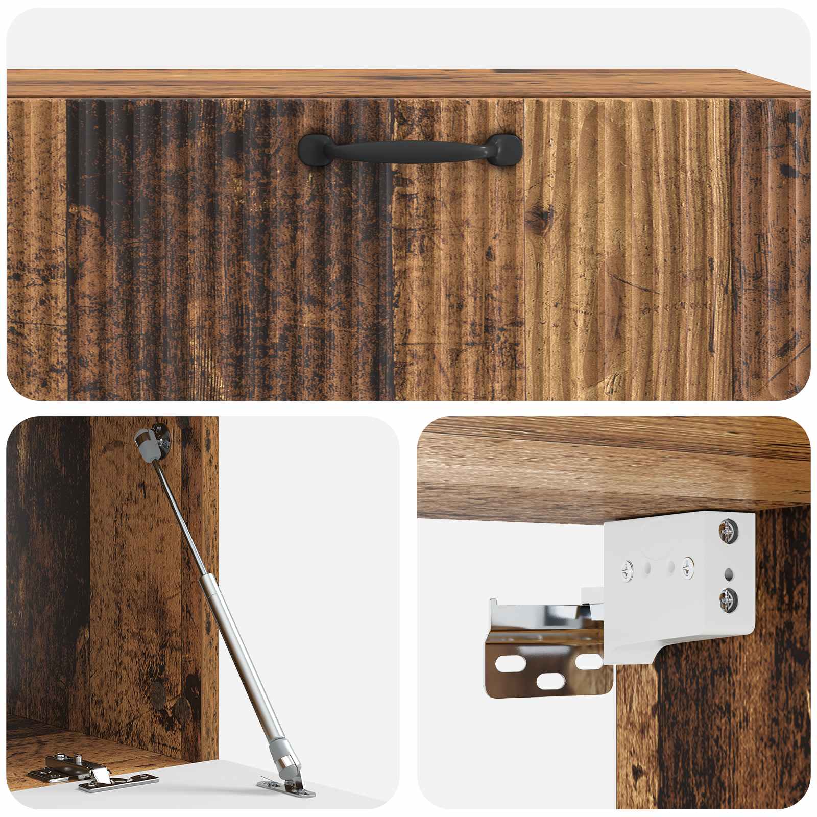 TV ormar za zid Staro drvo 98 x 41 x 30 cm Konstruirano drvo