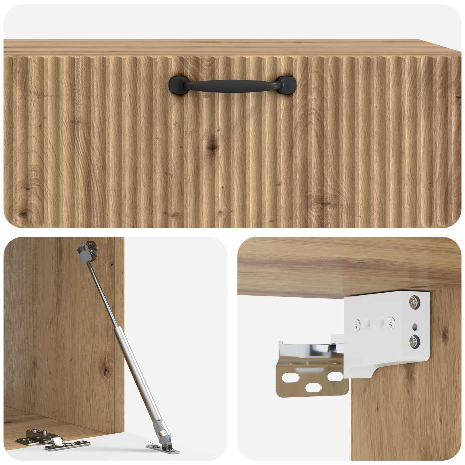 TV ormar za zid Hrast artisan 98 x 41 x 30 cm Konstruirano drvo