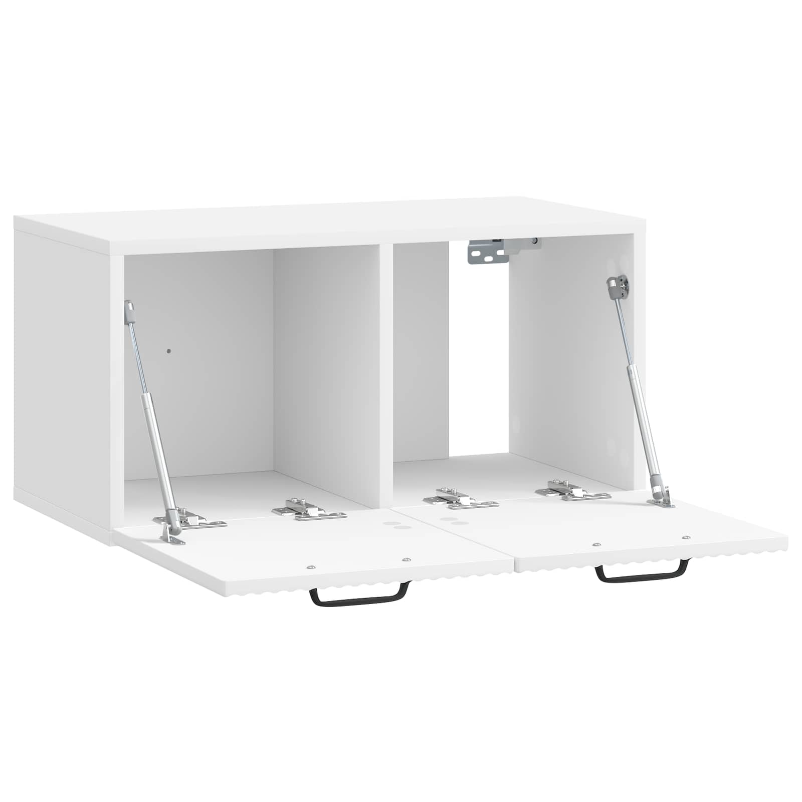 TV ormar za zid Zidne Bijela visokog sjaja 59,5 x 31 x 30 cm