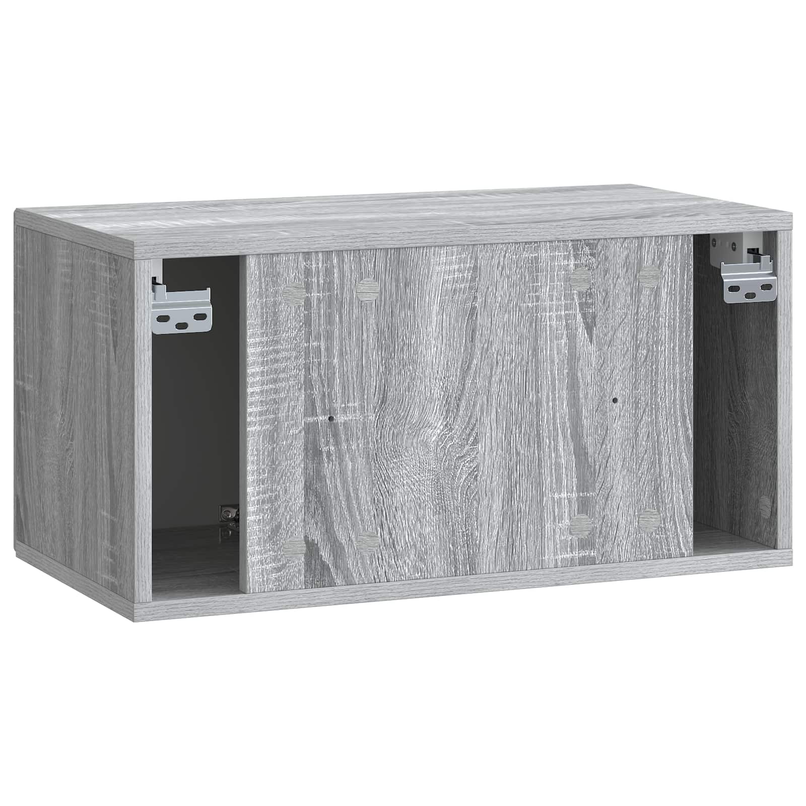 TV ormar za zid Siva sonoma 59,5 x 31 x 30 cm Konstruirano drvo