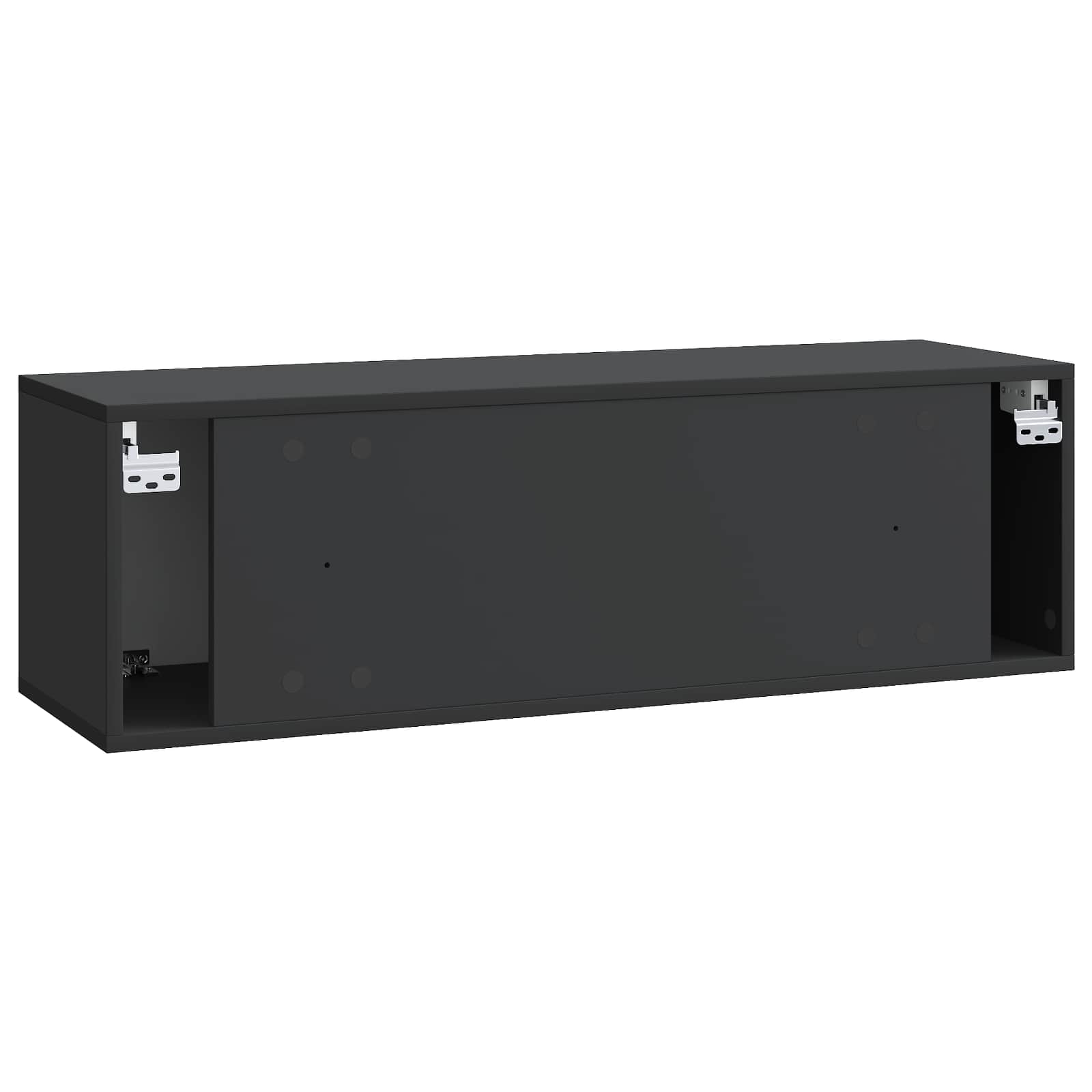TV ormar za zid Zidne Crna 98 x 31 x 30 cm Konstruirano drvo
