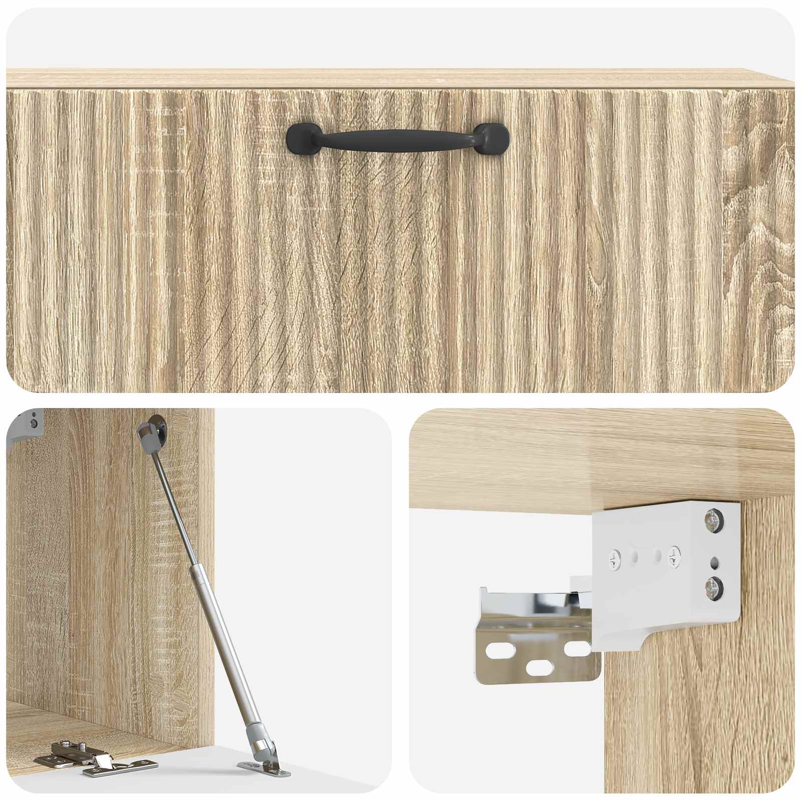 TV ormar za zid Hrast sonoma 98 x 31 x 30 cm Konstruirano drvo