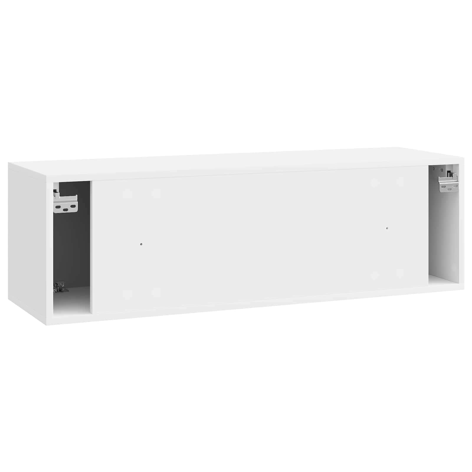 TV ormar za zid Zidne Bijela visokog sjaja 98 x 31 x 30 cm