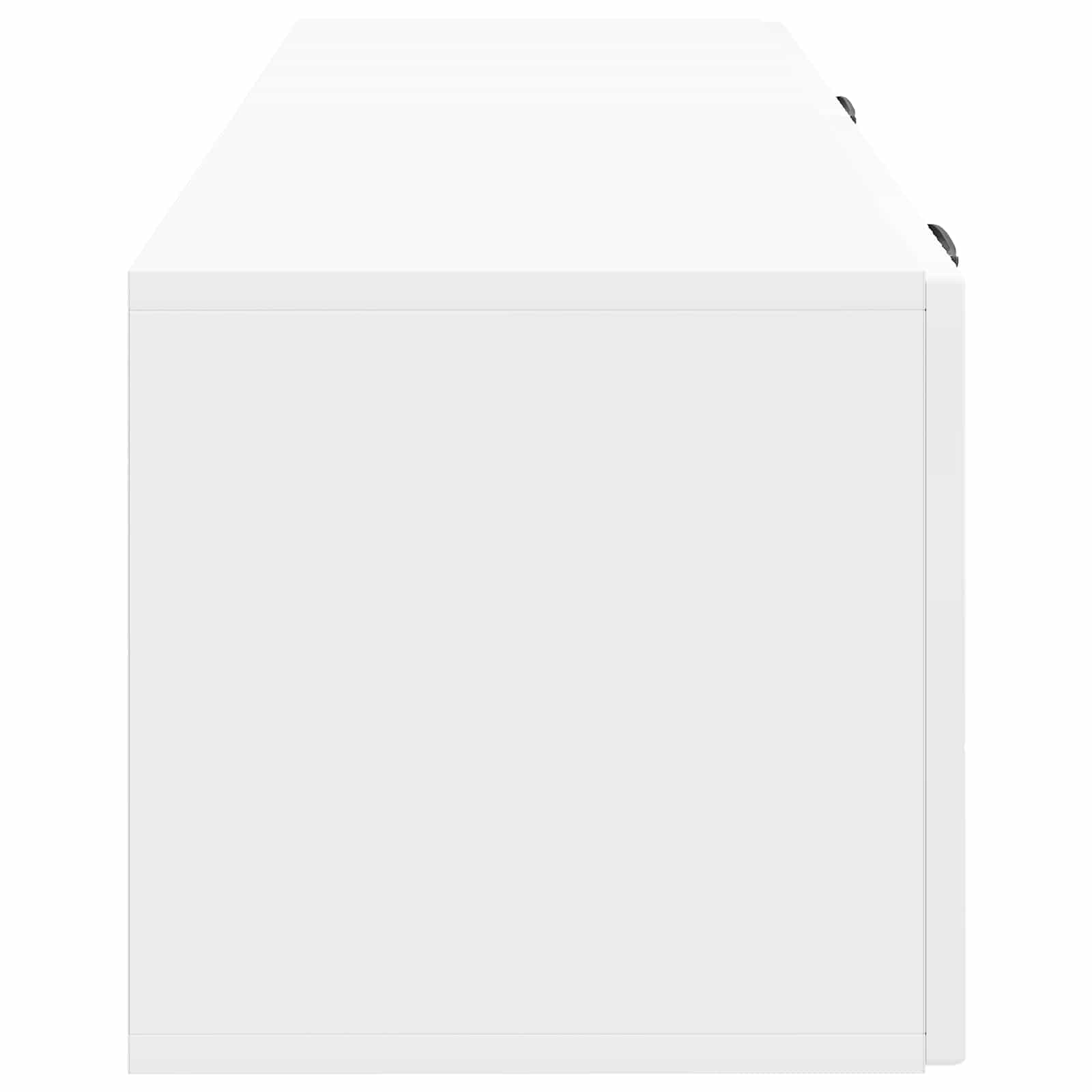 TV ormar za zid Zidne Bijela visokog sjaja 98 x 31 x 30 cm
