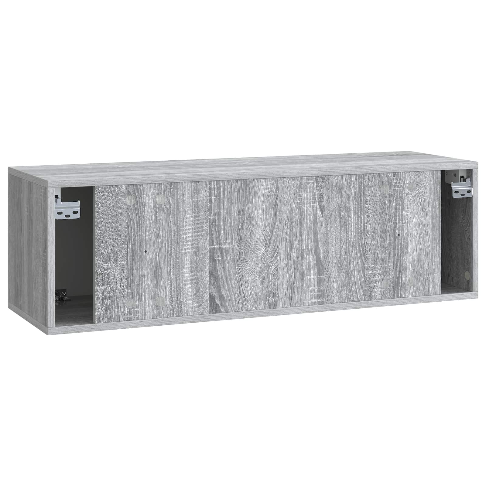 TV ormar za zid Siva sonoma 98 x 31 x 30 cm Konstruirano drvo