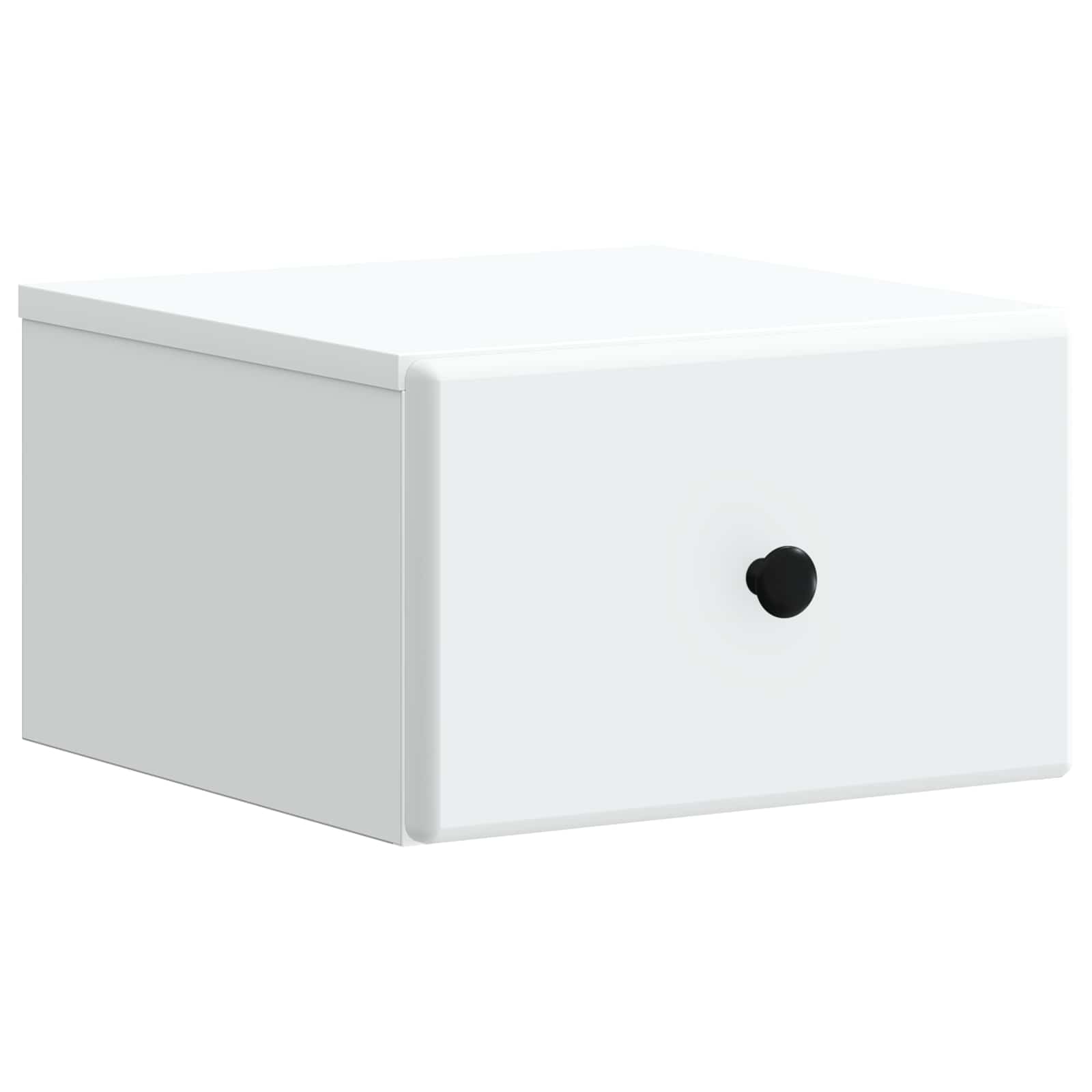 Noćni ormarić za montažu na zid 2 pcs Bijela 34,5 x 33 x 20 cm