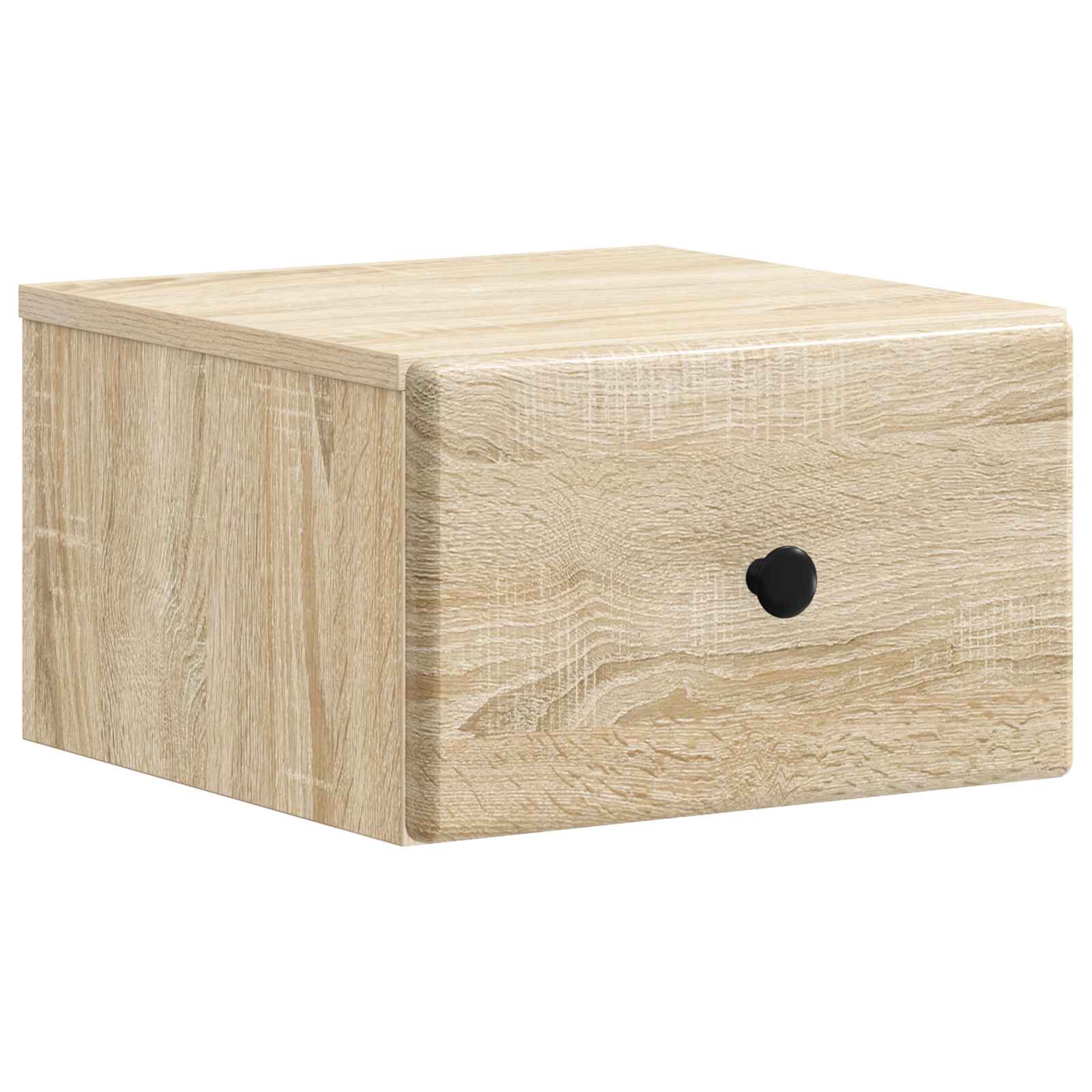 Noćni ormarić za montažu na zid s ladicama 2 pcs Hrast sonoma