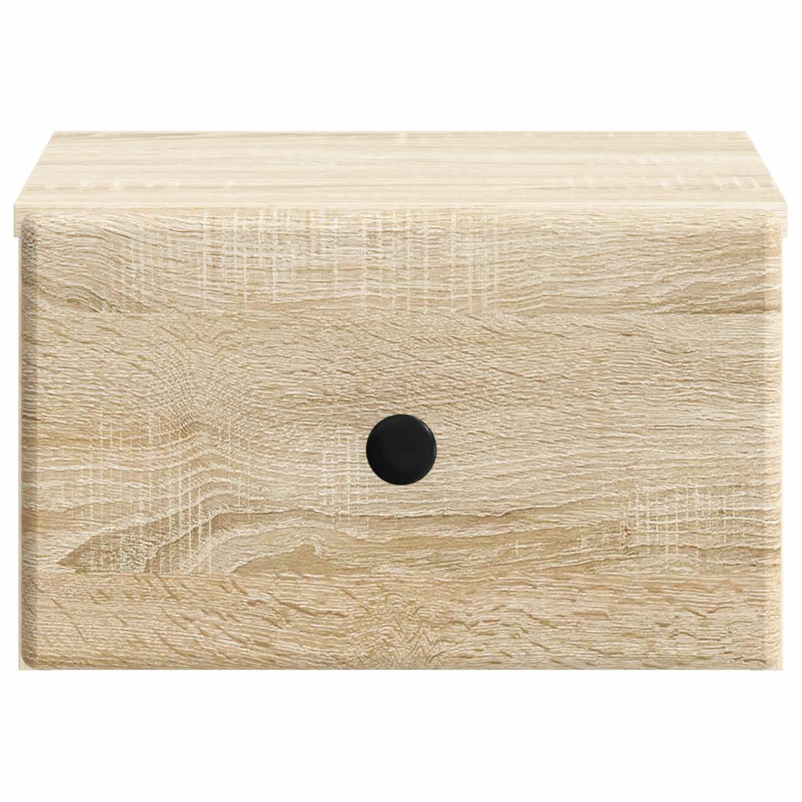 Noćni ormarić za montažu na zid s ladicama 2 pcs Hrast sonoma