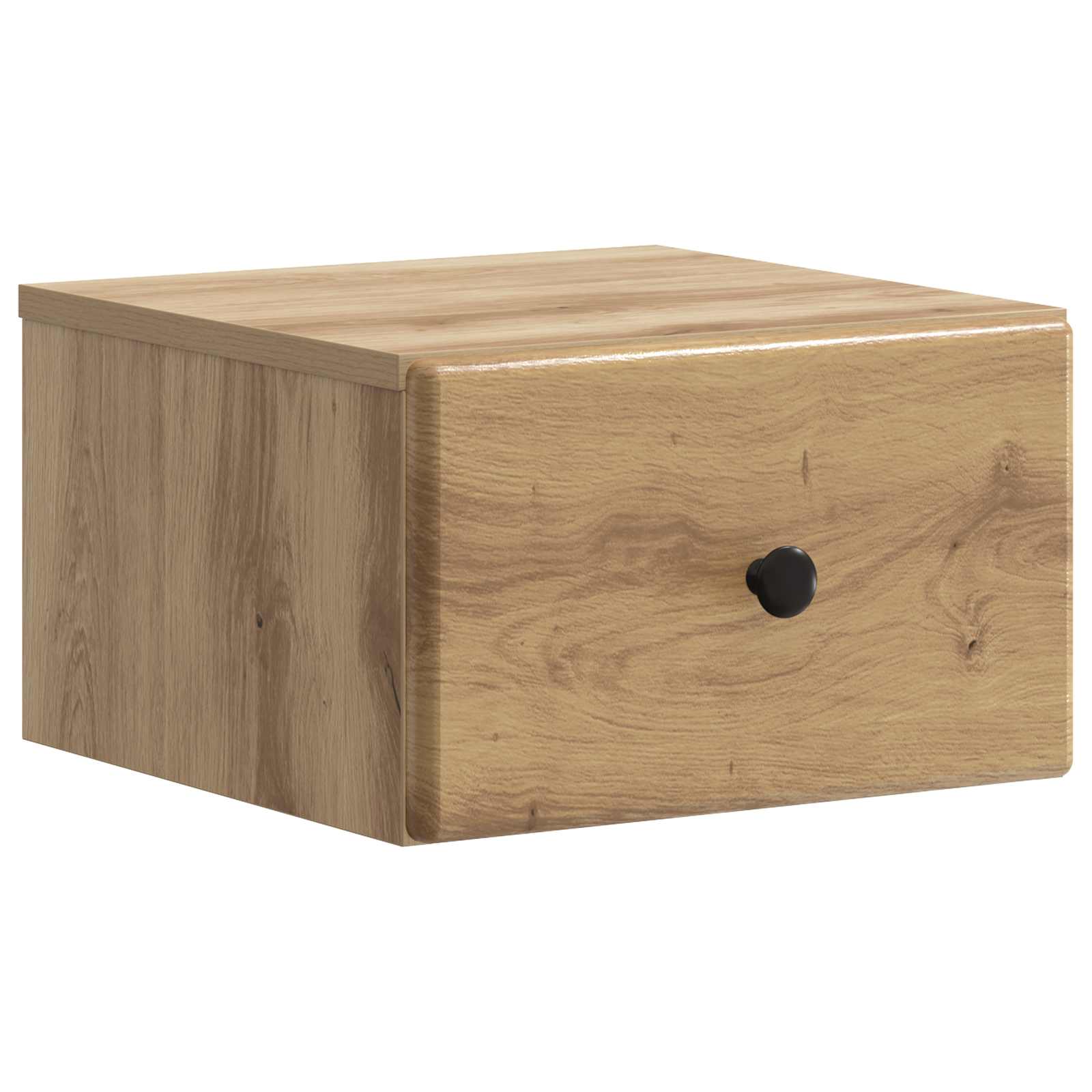 Noćni ormarić za montažu na zid s ladicama 2 pcs Hrast artisan