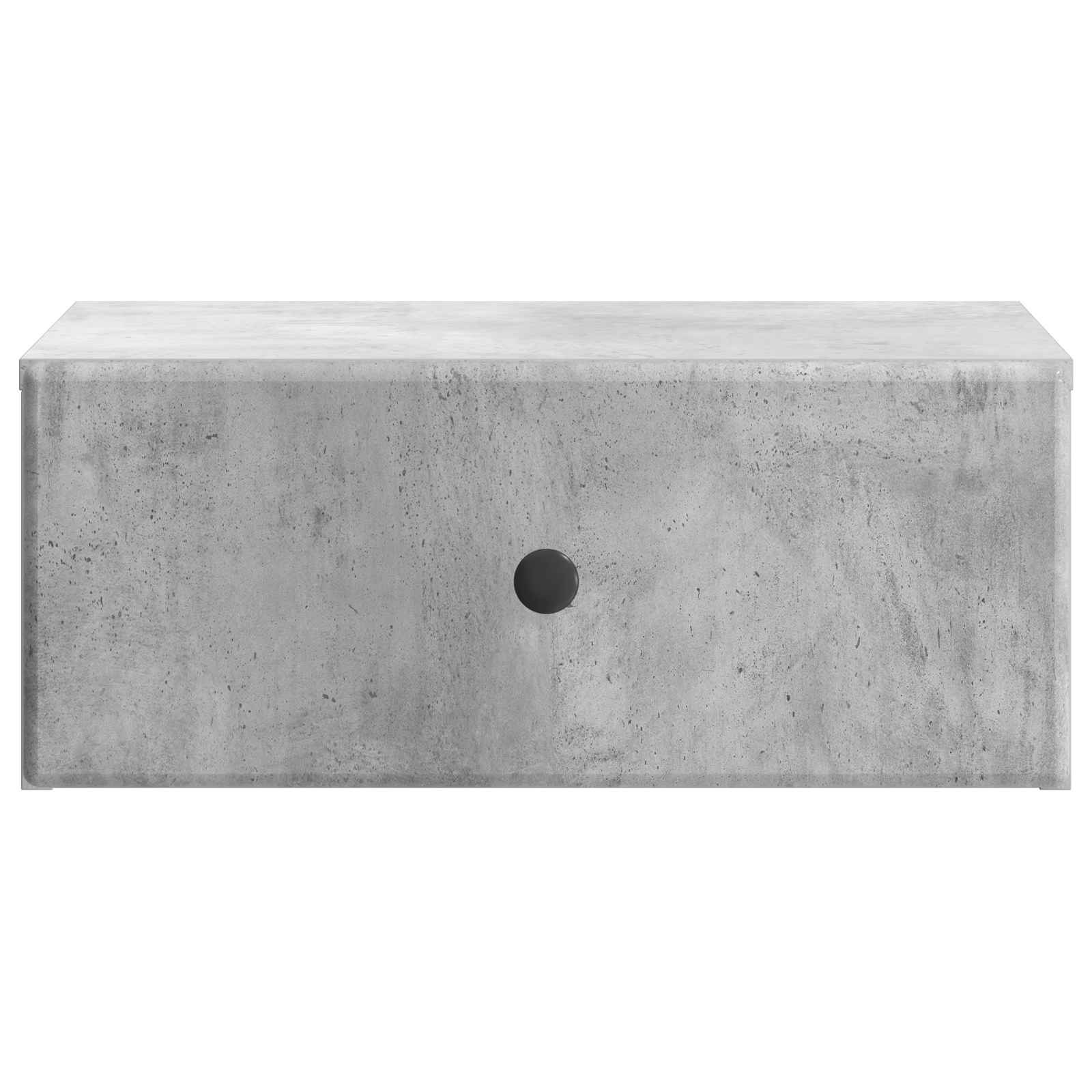Noćni ormarić za montažu na zid Betonska siva 49 x 34,5 x 20 cm