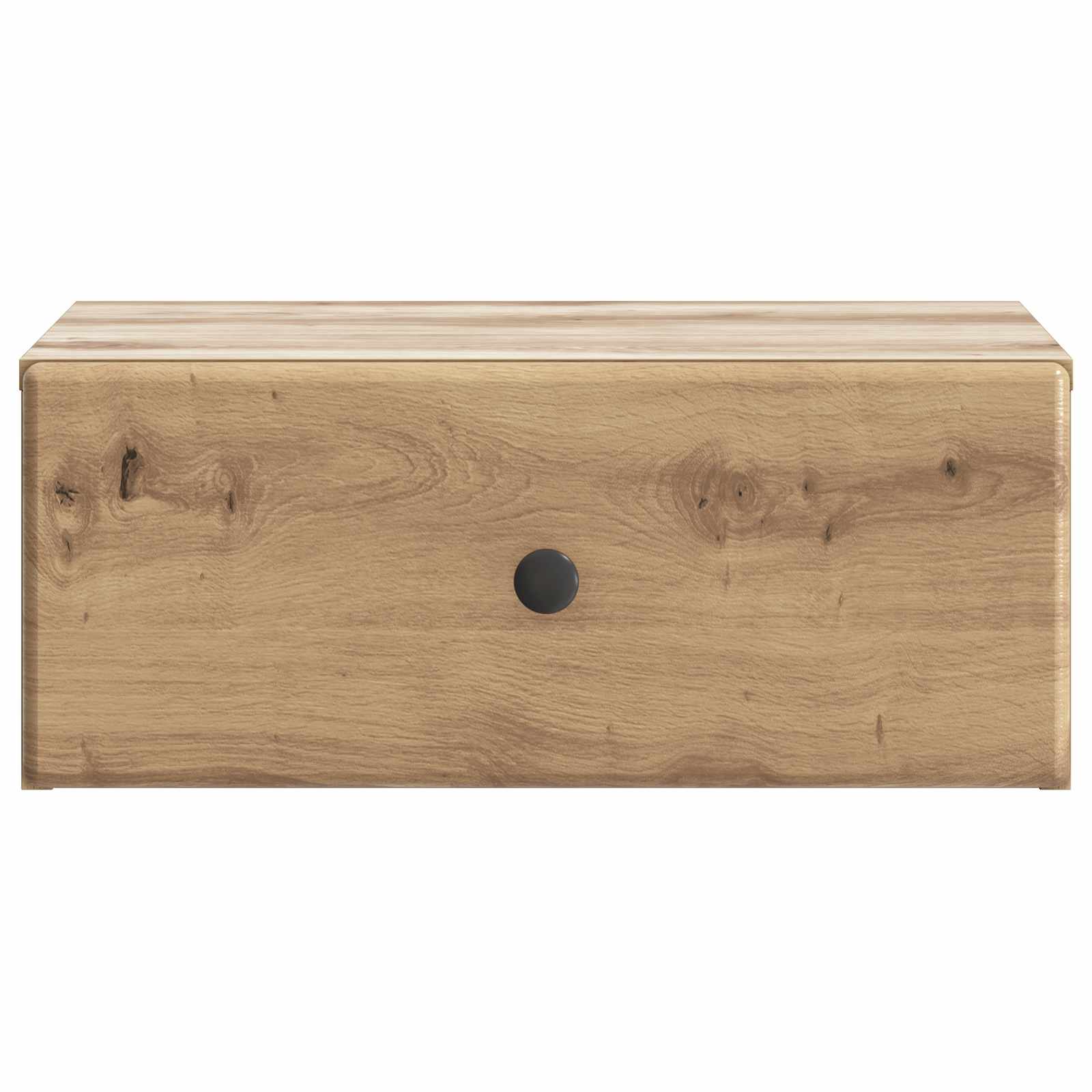 Noćni ormarić za montažu na zid s ladicama 2 pcs Hrast artisan