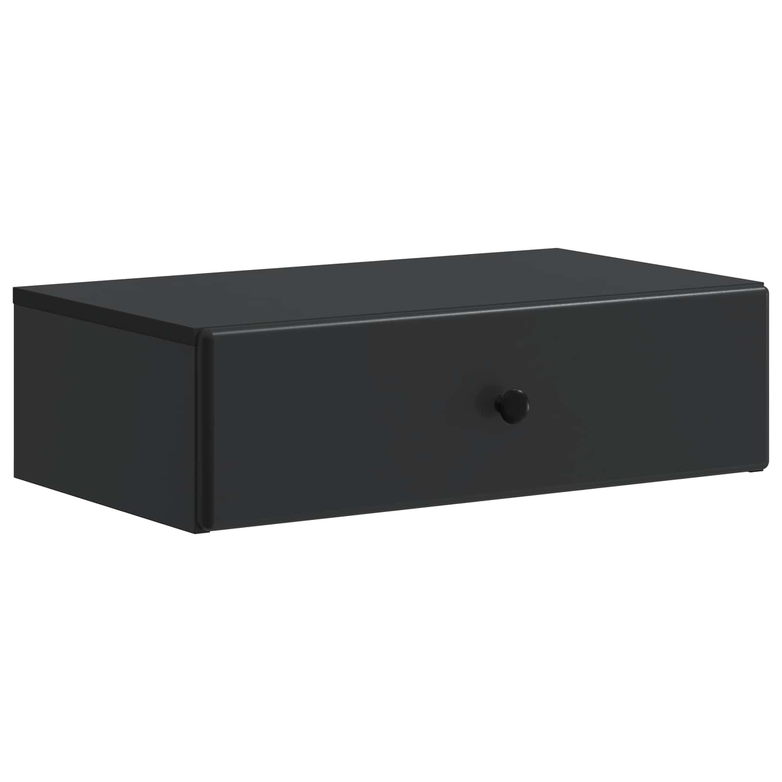 Stolna montirana na zid Crna 59 x 34,5 x 17 cm