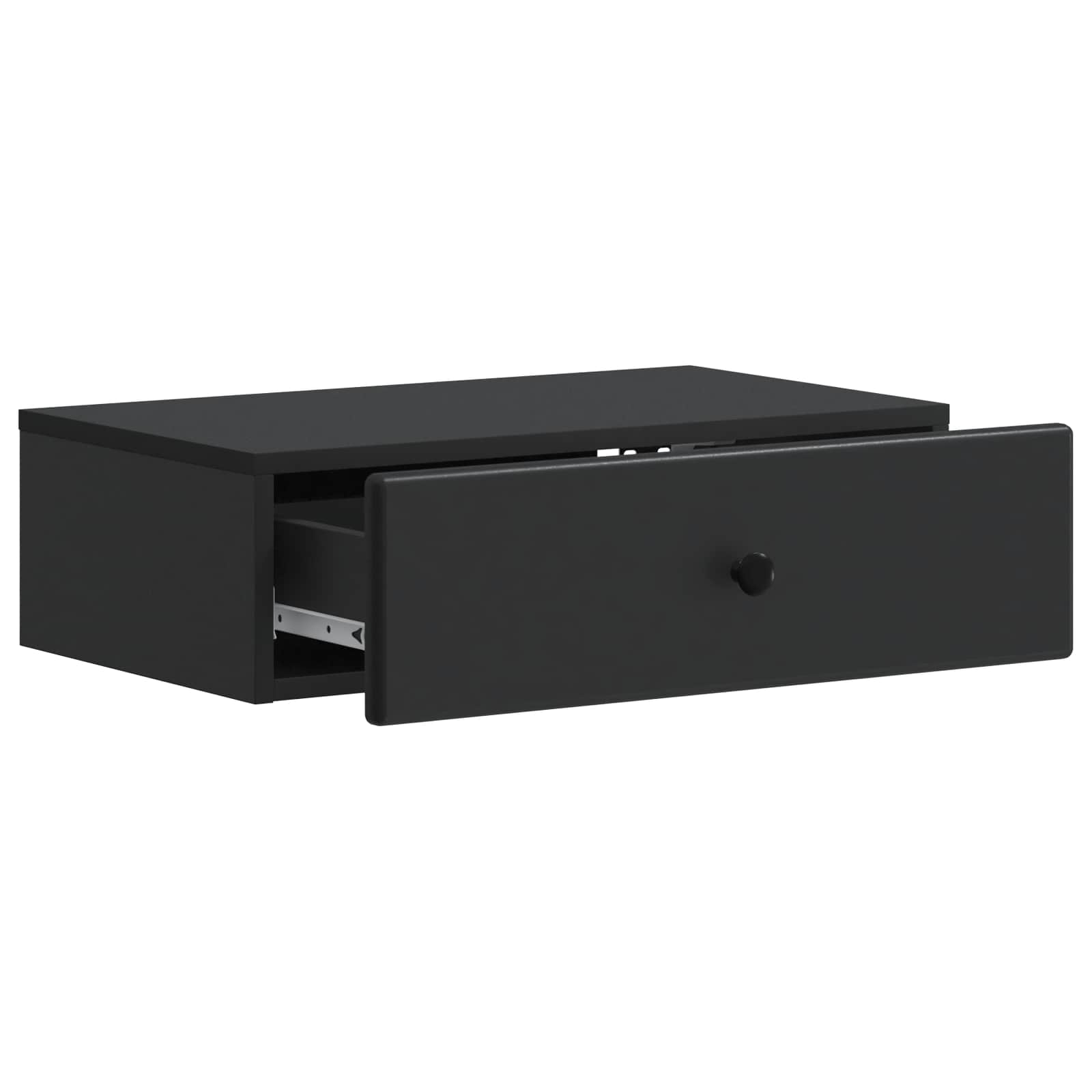 Stolna montirana na zid Crna 59 x 34,5 x 17 cm