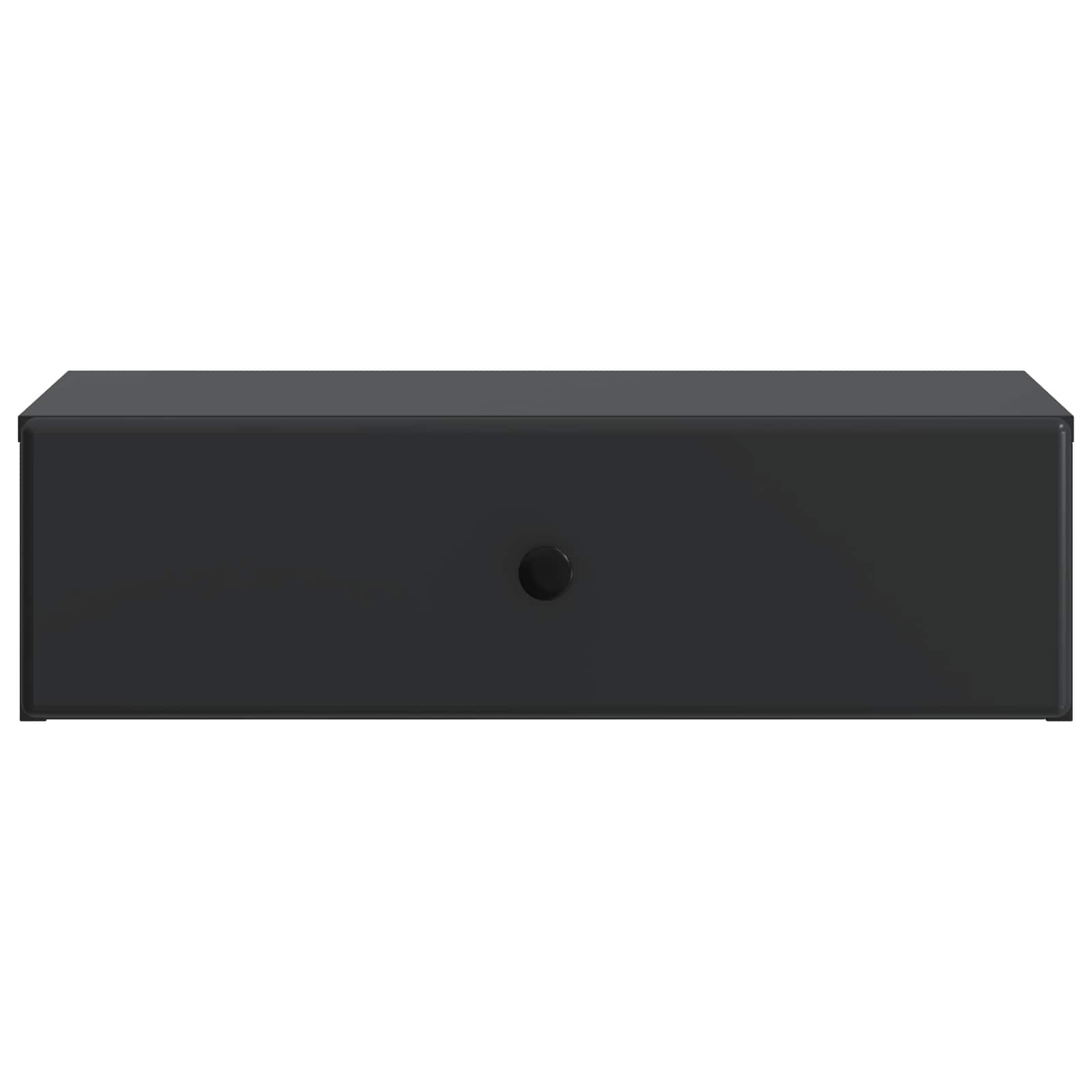 Stolna montirana na zid Crna 59 x 34,5 x 17 cm