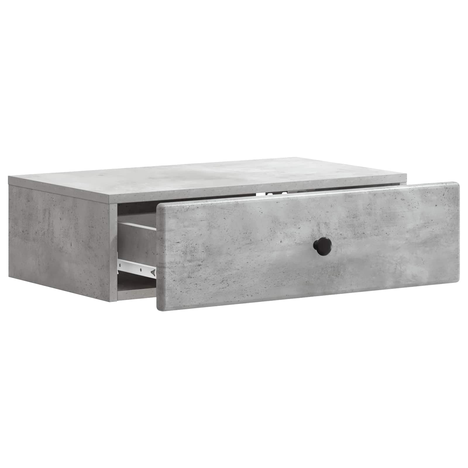 Stolna montirana na zid Betonska siva 59 x 34,5 x 17 cm