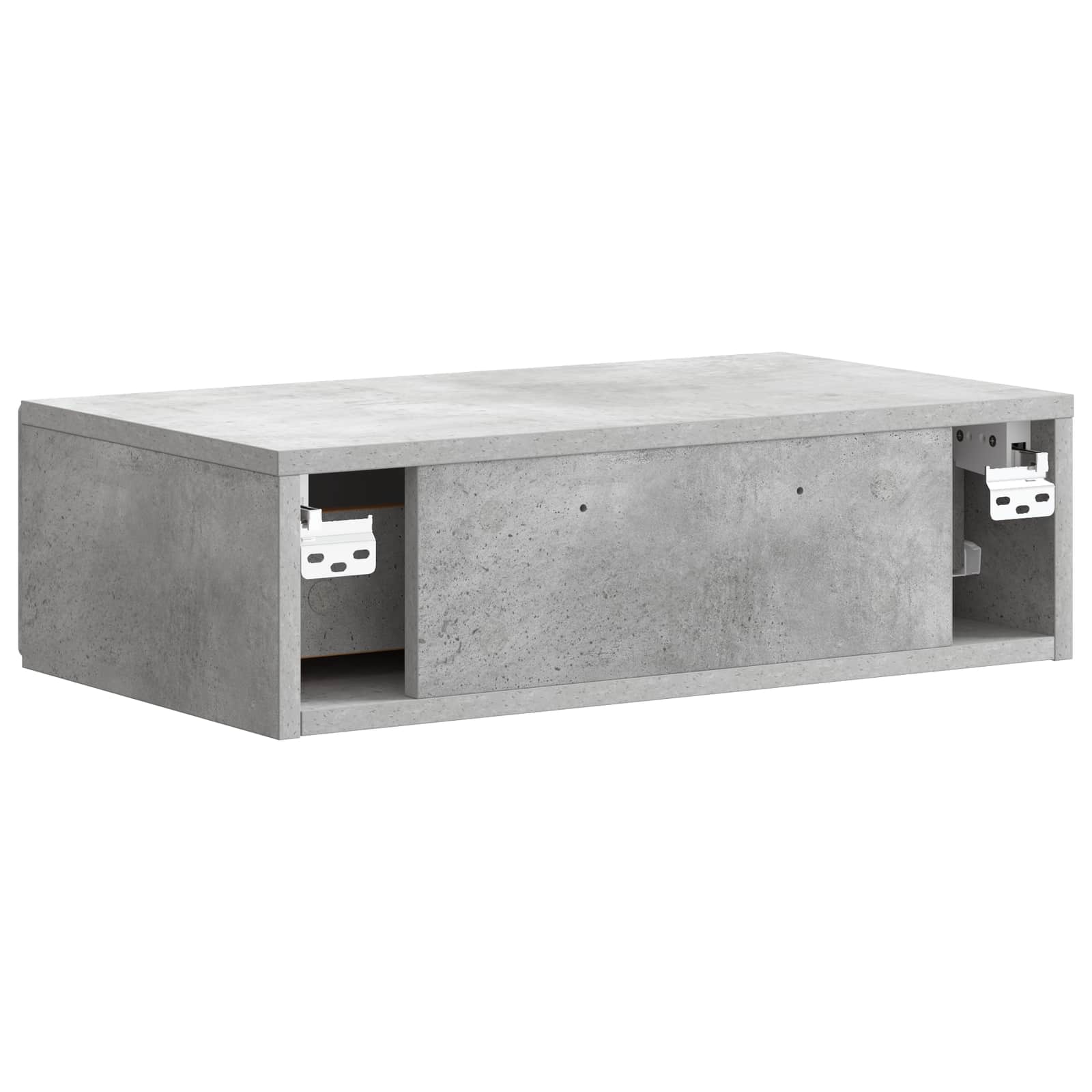 Stolna montirana na zid Betonska siva 59 x 34,5 x 17 cm