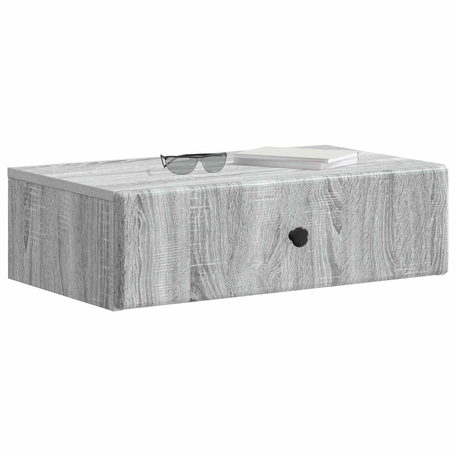 Stolna montirana na zid Siva sonoma 59 x 34,5 x 17 cm