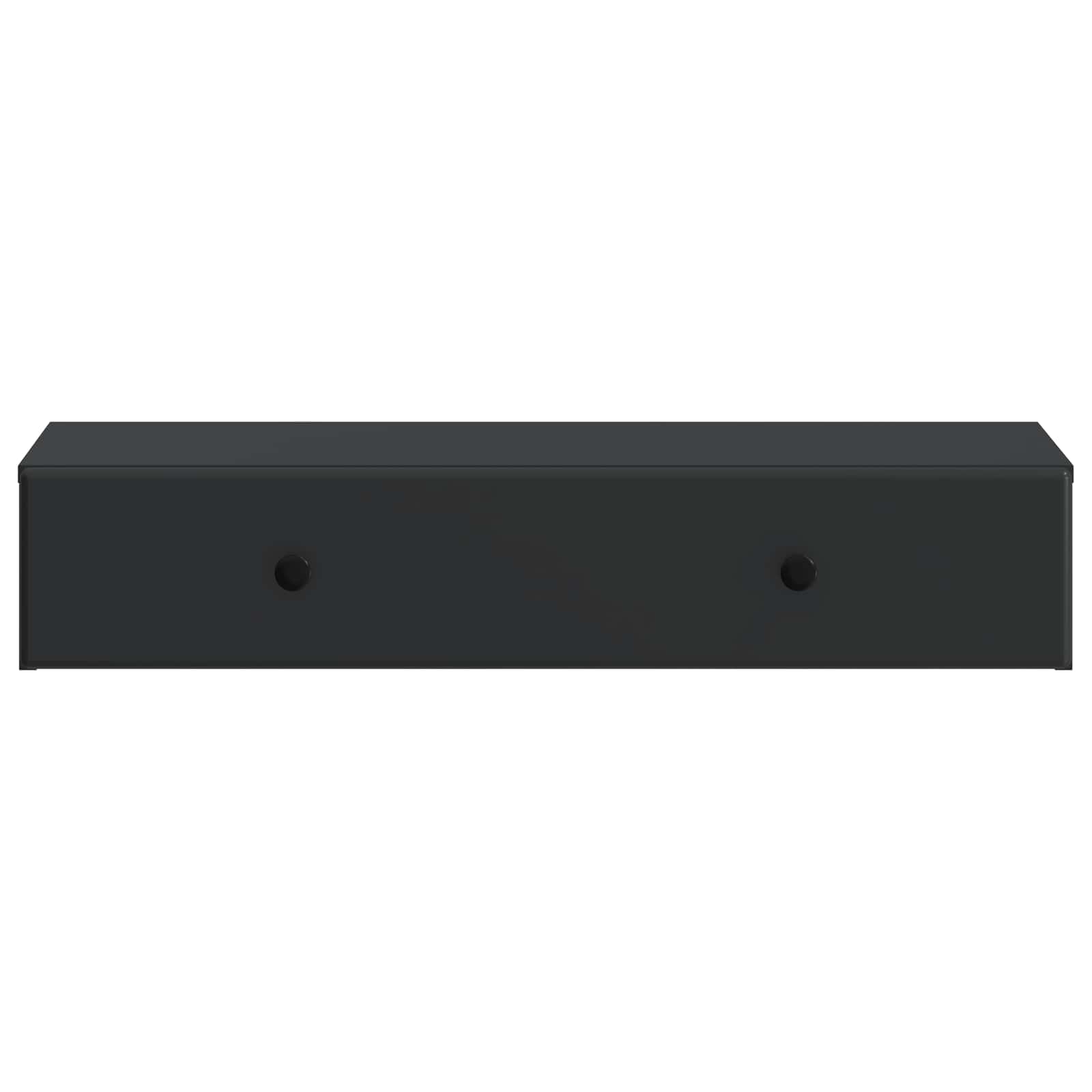 Stolna montirana na zid Crna 87,5 x 34,5 x 17 cm