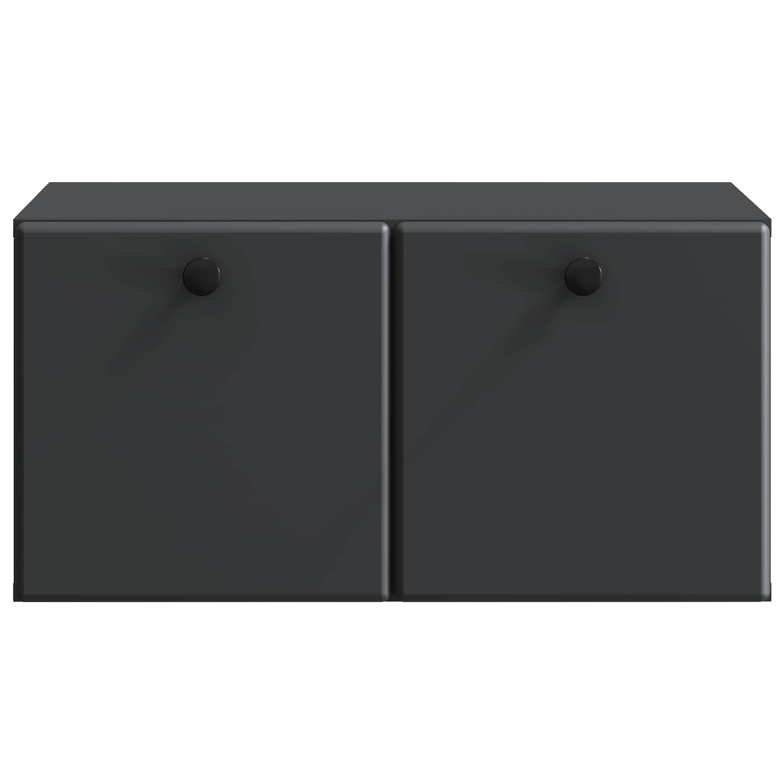 TV ormar za zid 59,5 x 41 x 30 cm Crna Konstruirano drvo Zidne