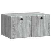TV ormar za zid 59,5 x 41 x 30 cm Siva Sonoma Konstruirano drvo