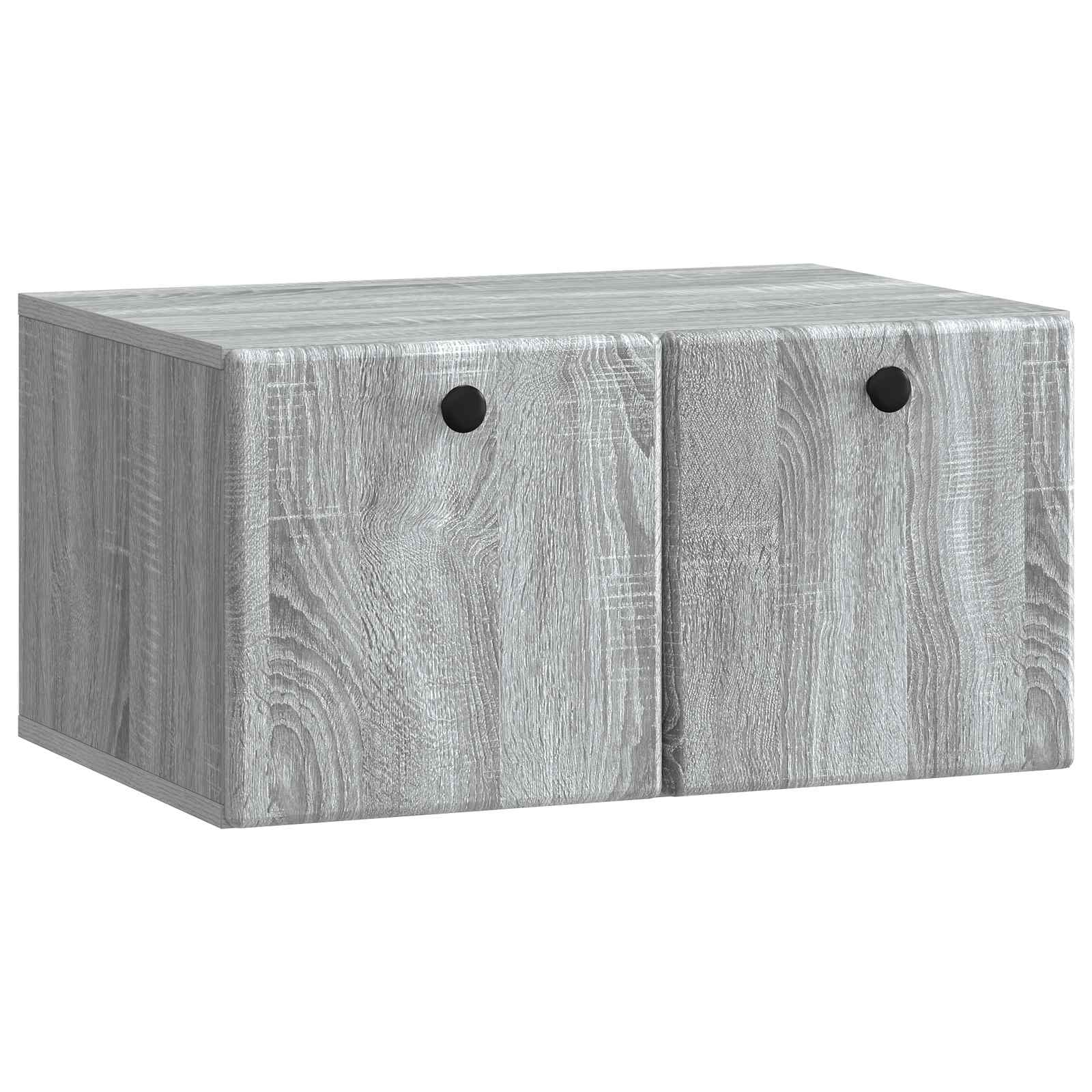 TV ormar za zid 59,5 x 41 x 30 cm Siva Sonoma Konstruirano drvo
