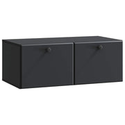 TV ormar za zid 78,5 x 41 x 30 cm Crna Konstruirano drvo Zidne