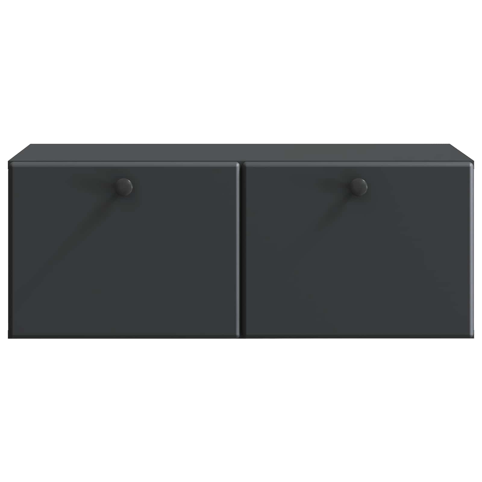 TV ormar za zid 78,5 x 41 x 30 cm Crna Konstruirano drvo Zidne