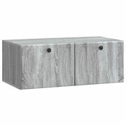 TV ormar za zid 78,5 x 41 x 30 cm Siva Sonoma Konstruirano drvo