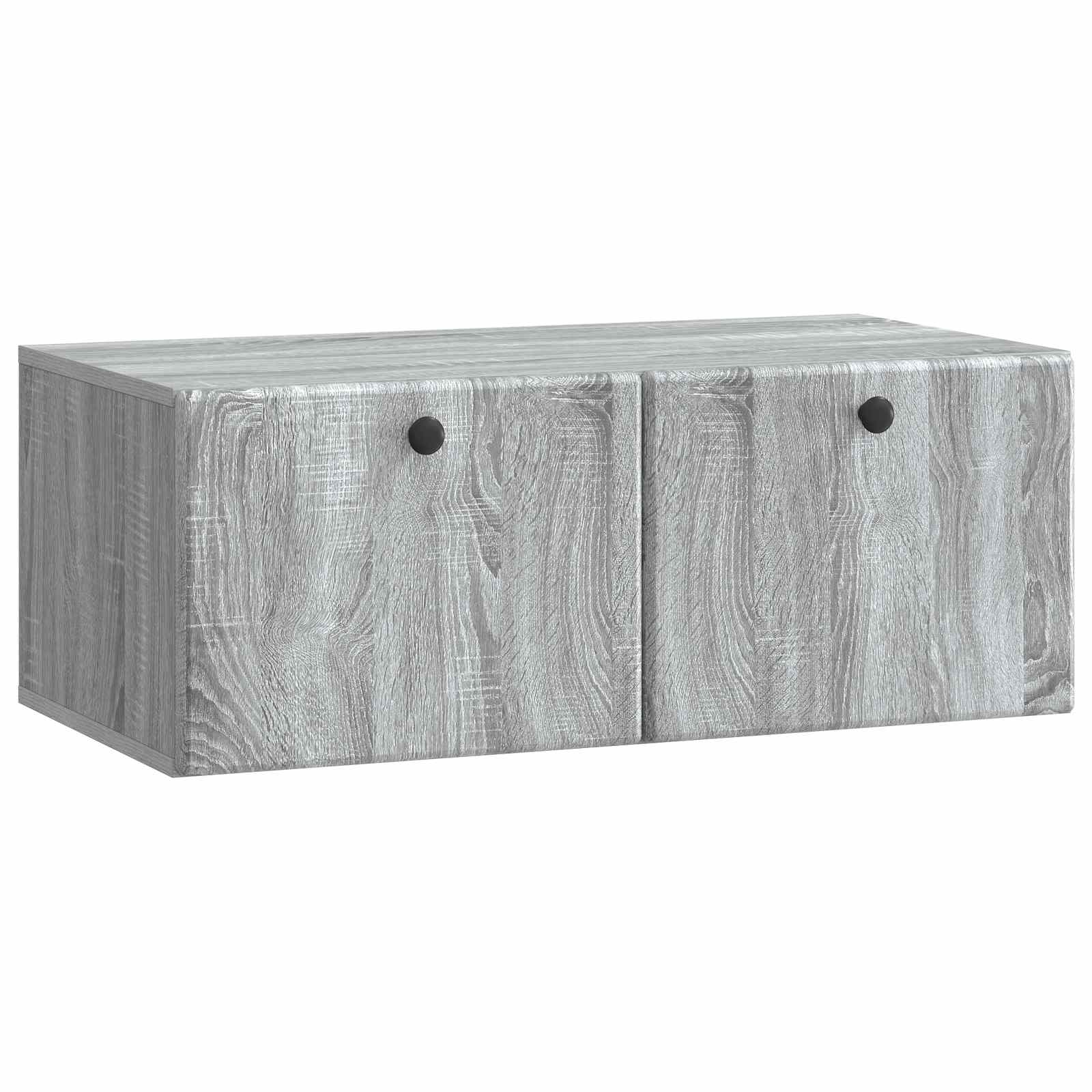 TV ormar za zid 78,5 x 41 x 30 cm Siva Sonoma Konstruirano drvo