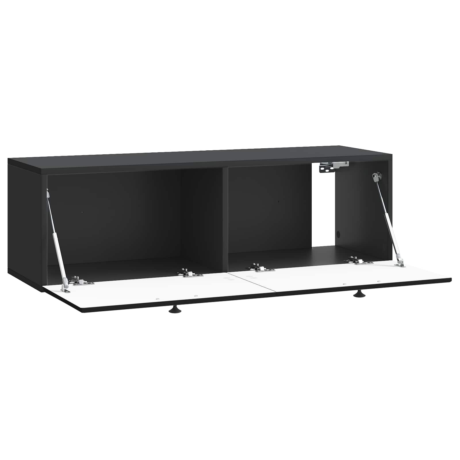TV ormar za zid 98 x 41 x 30 cm Crna Konstruirano drvo Zidne