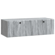 TV ormar za zid 98 x 41 x 30 cm Siva Sonoma Konstruirano drvo
