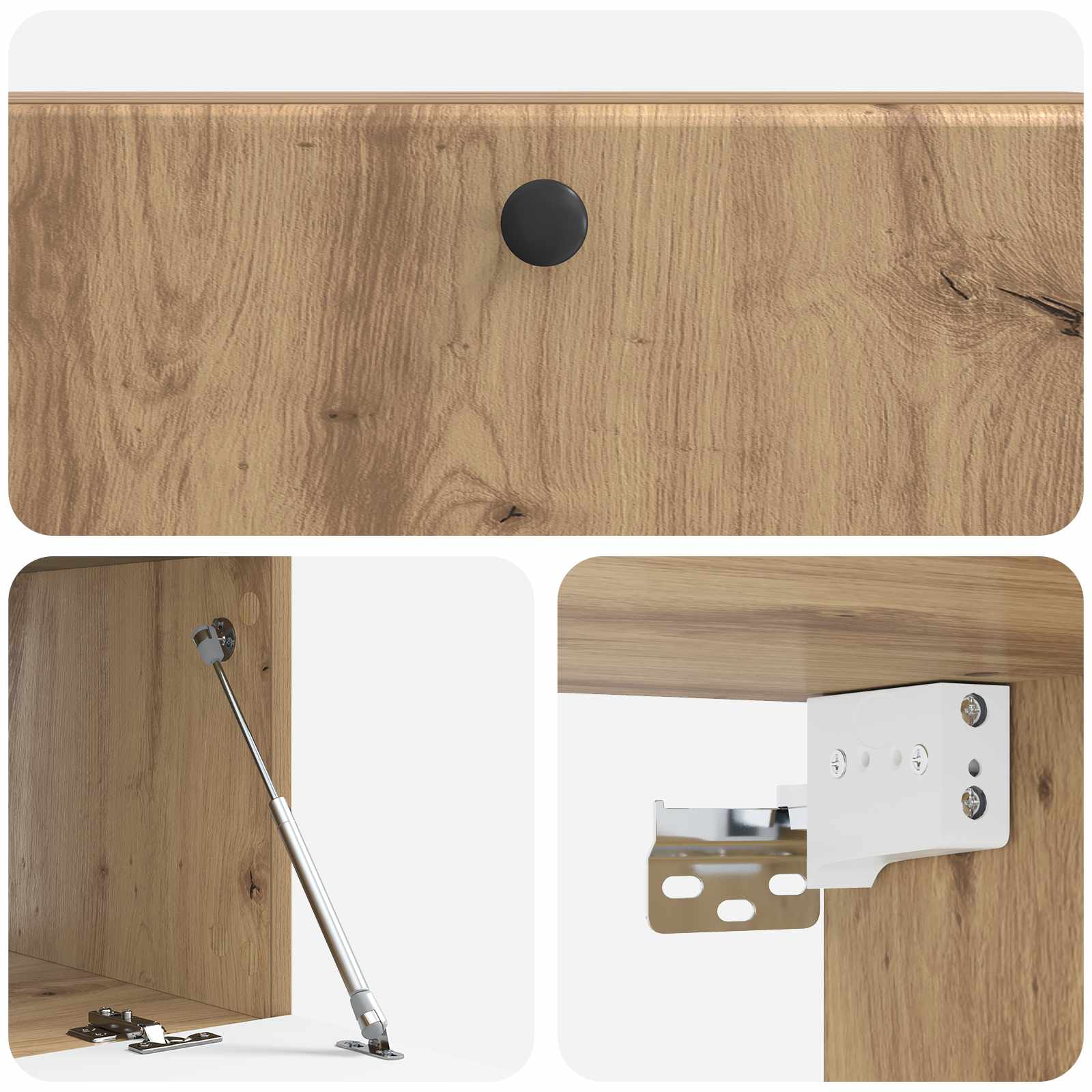 TV ormar za zid 98 x 41 x 30 cm Hrast artisan Konstruirano drvo