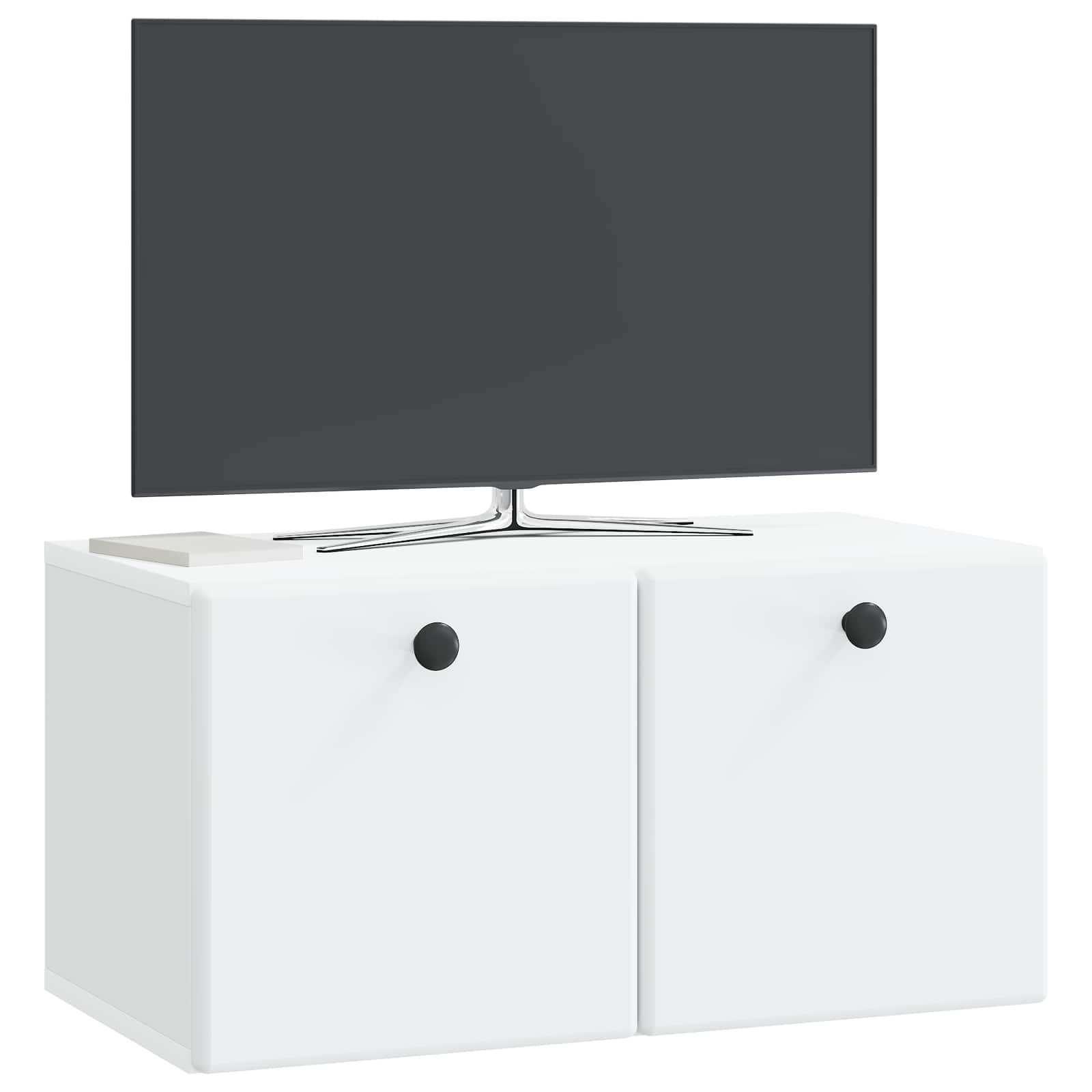 TV ormar za zid 59,5 x 31 x 30 cm Bijela Konstruirano drvo