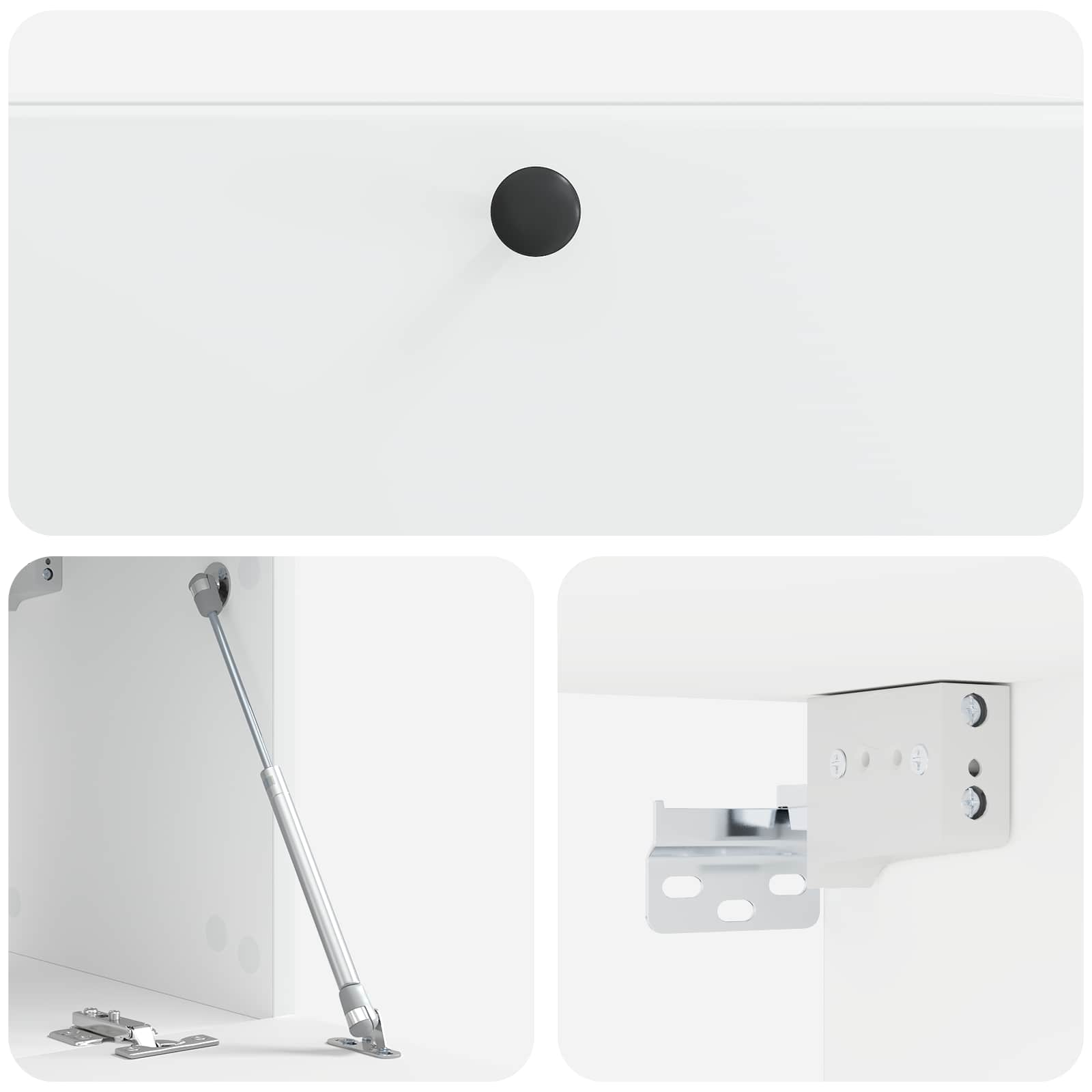 TV ormar za zid 78,5 x 31 x 30 cm Bijela Konstruirano drvo