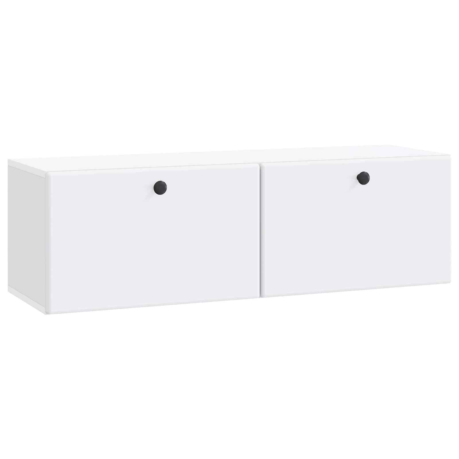 TV ormar za zid 98 x 31 x 30 cm Bijela Konstruirano drvo Zidne