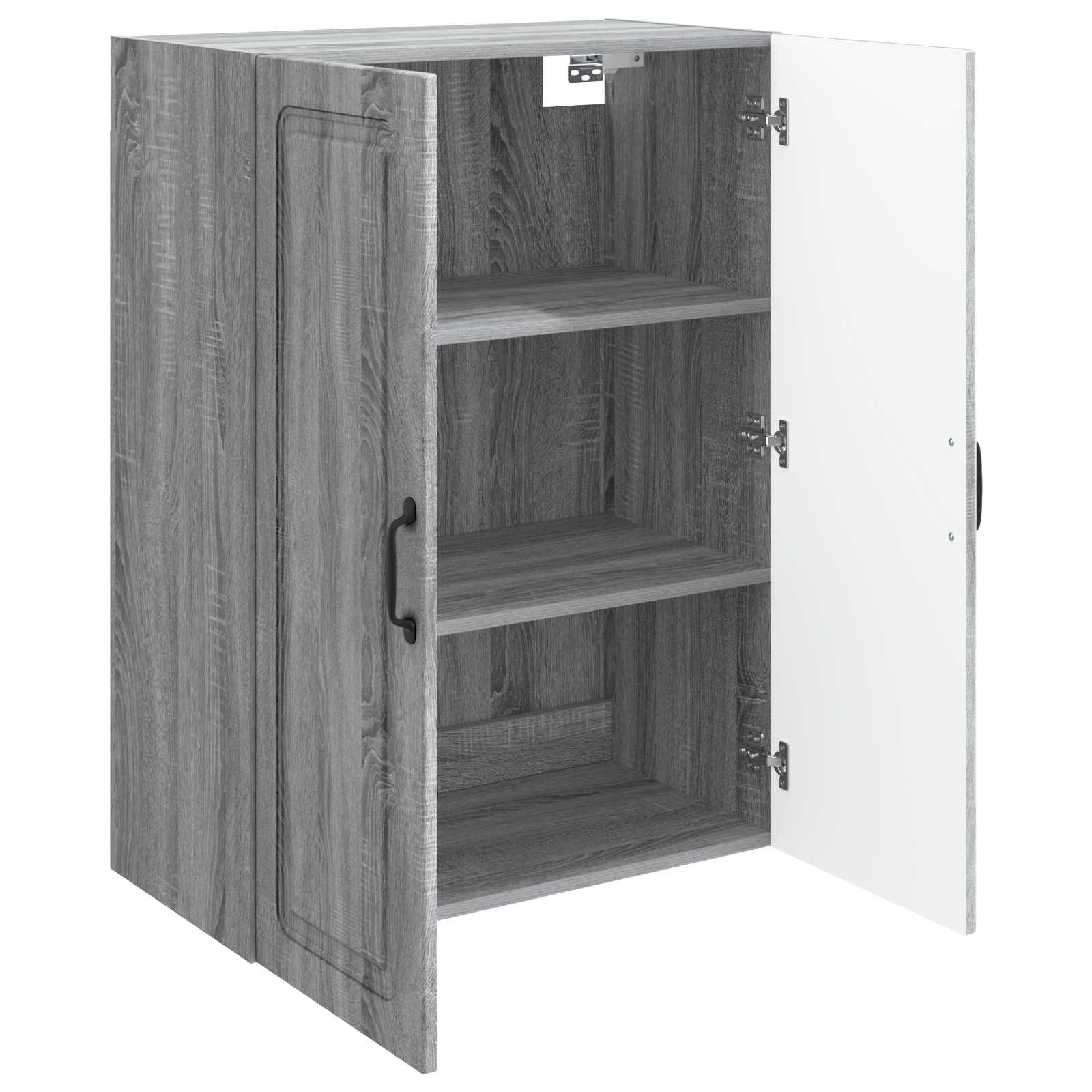 Ormar za montažu na zid Siva Sonoma 66 x 34,5 x 90 cm