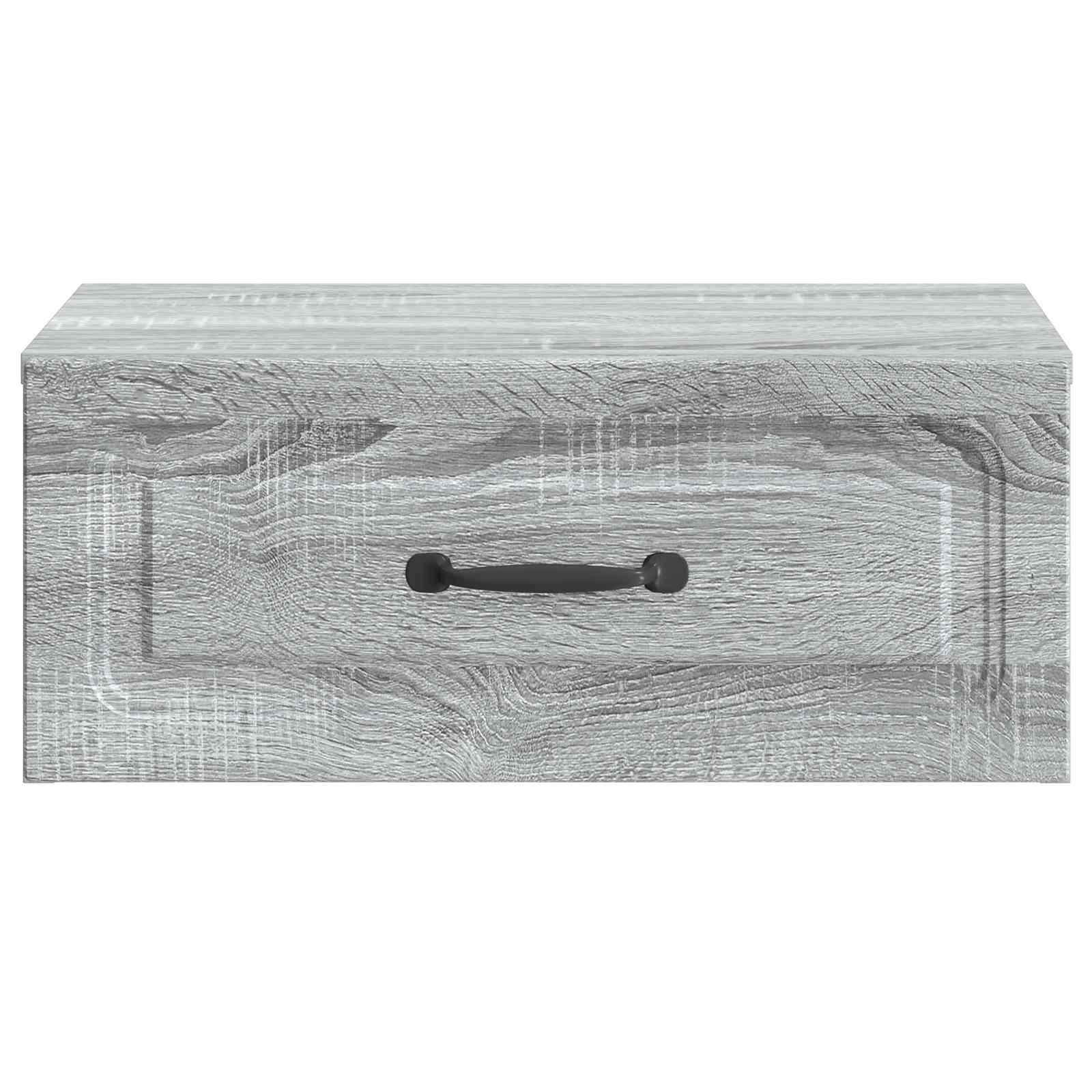 Noćni ormarić za montažu na zid s ladicama 2 pcs Siva sonoma